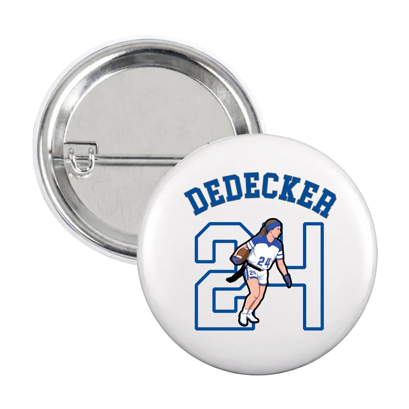 Game Day Button — Shirsey Arch in White