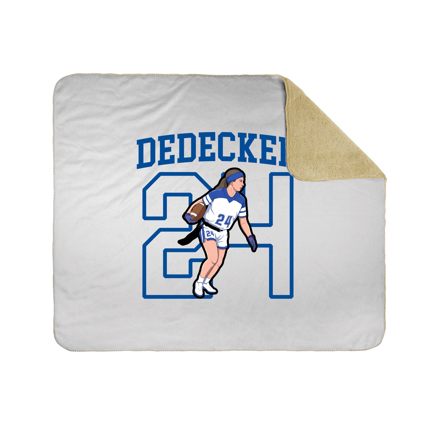 Throw Blanket — Shirsey in White