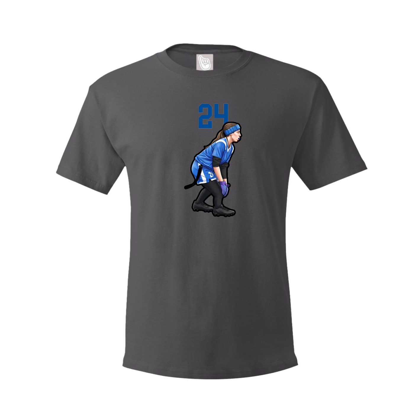 Tee — Number Top in Grey
