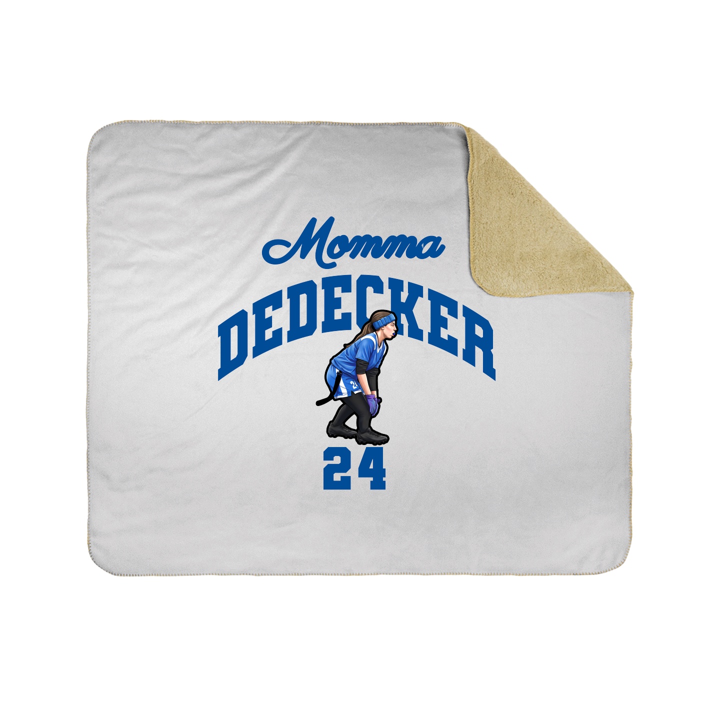 Throw Blanket — Mothers Day Arch in White