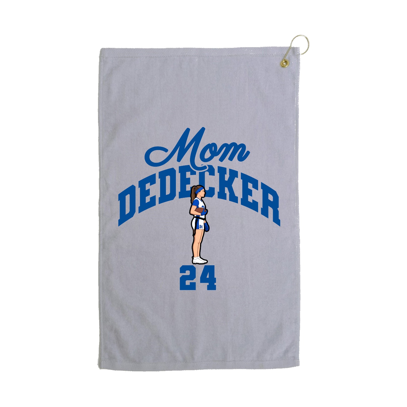 Golf Towel — Mothers Day Arch in Grey