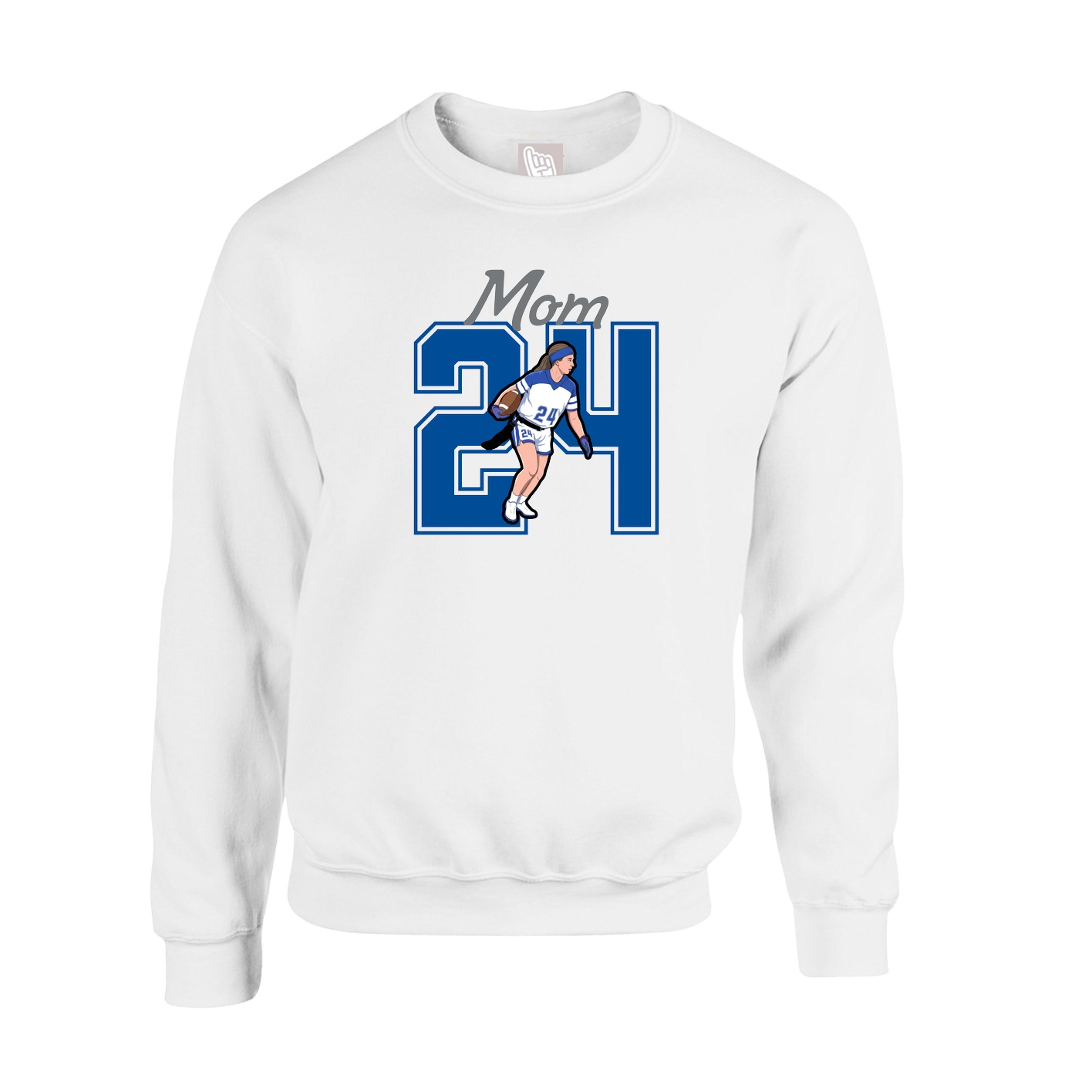 Fleece Crew — Mothers Day Shirsey in White