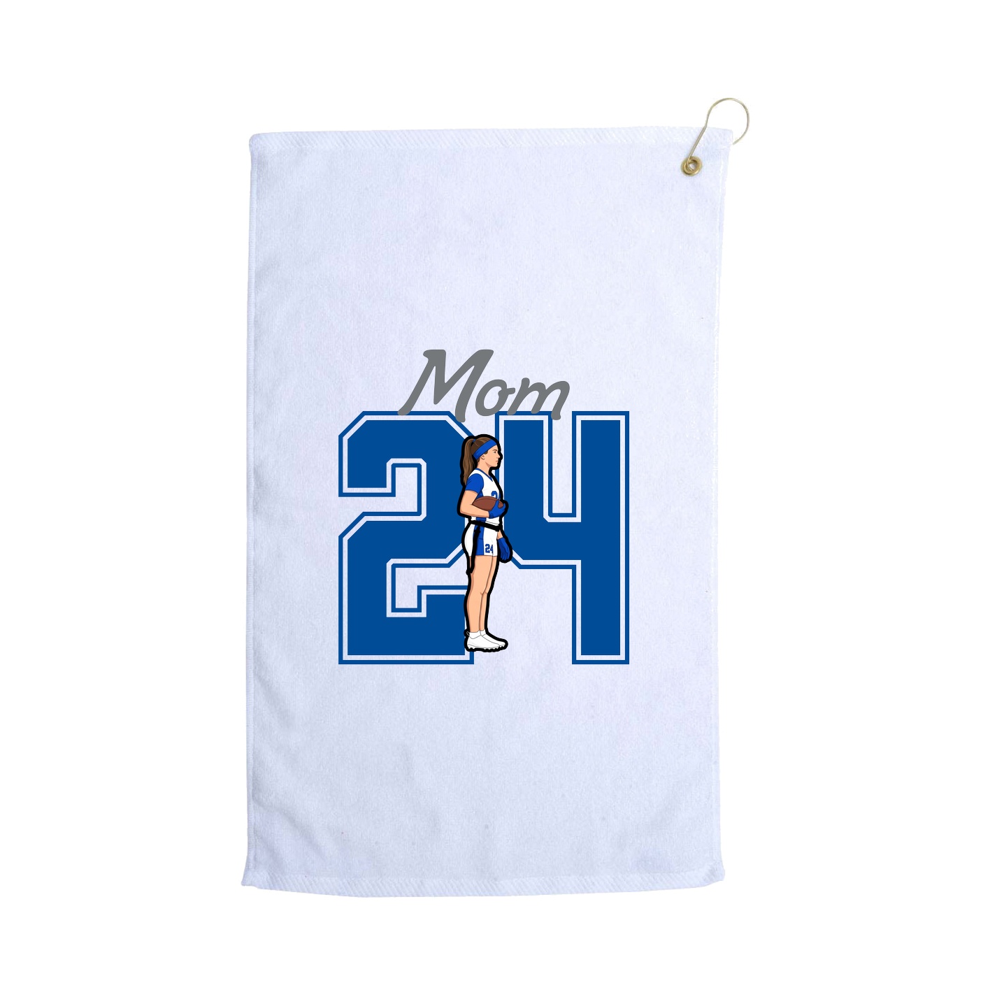 Golf Towel — Mothers Day Shirsey in White