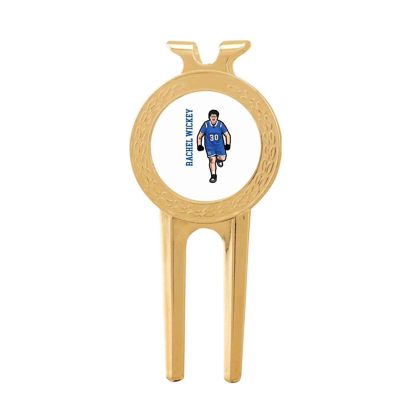 Divot Tool with Ball Marker — Name Vertical in Classic