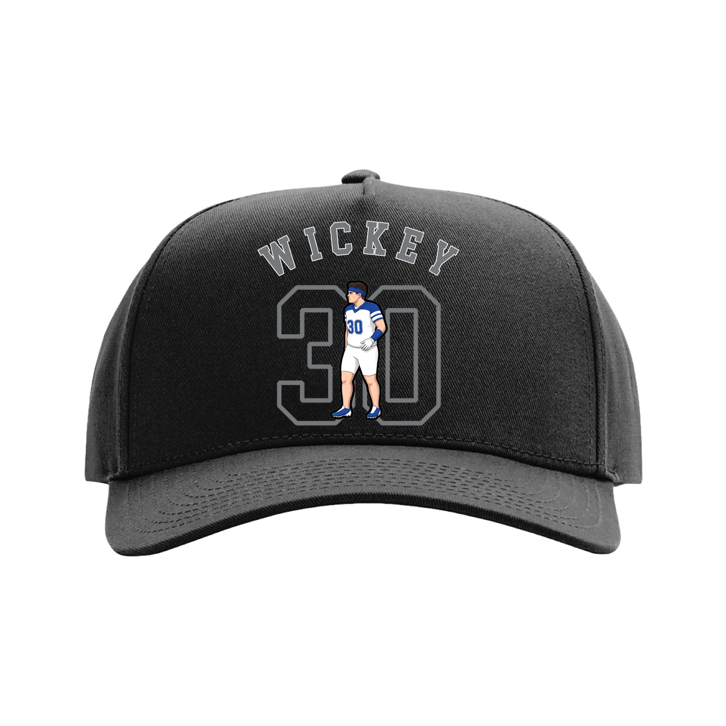 Full Fabric Five-Panel Champ Cap — Shirsey Arch in Black