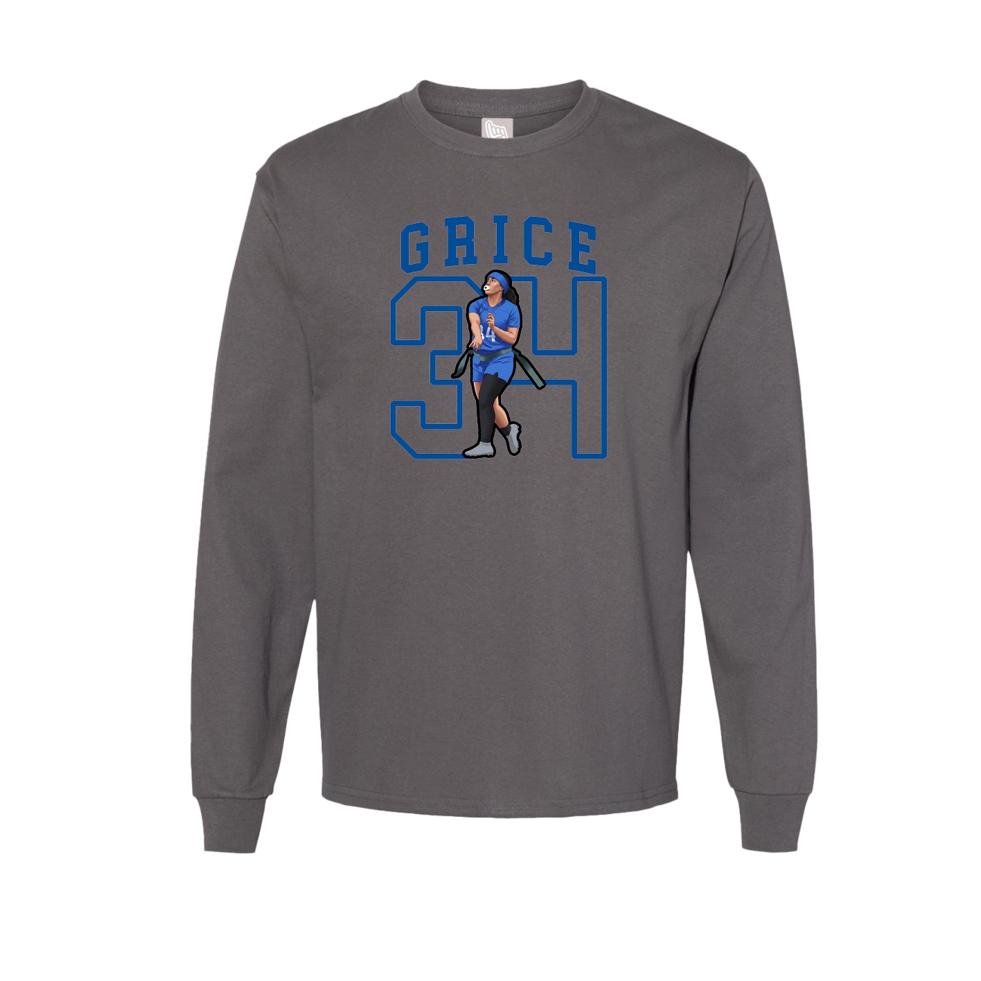 Long Sleeve Tee — Shirsey in Grey