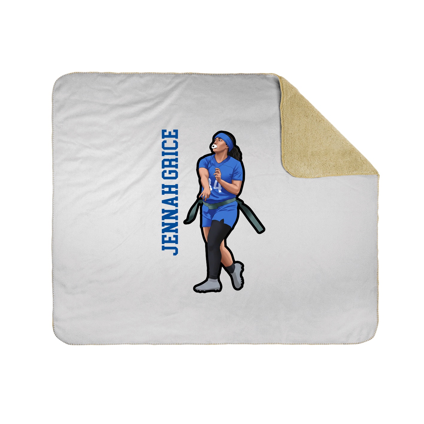 50x60 Sherpa Lined Throw Blanket