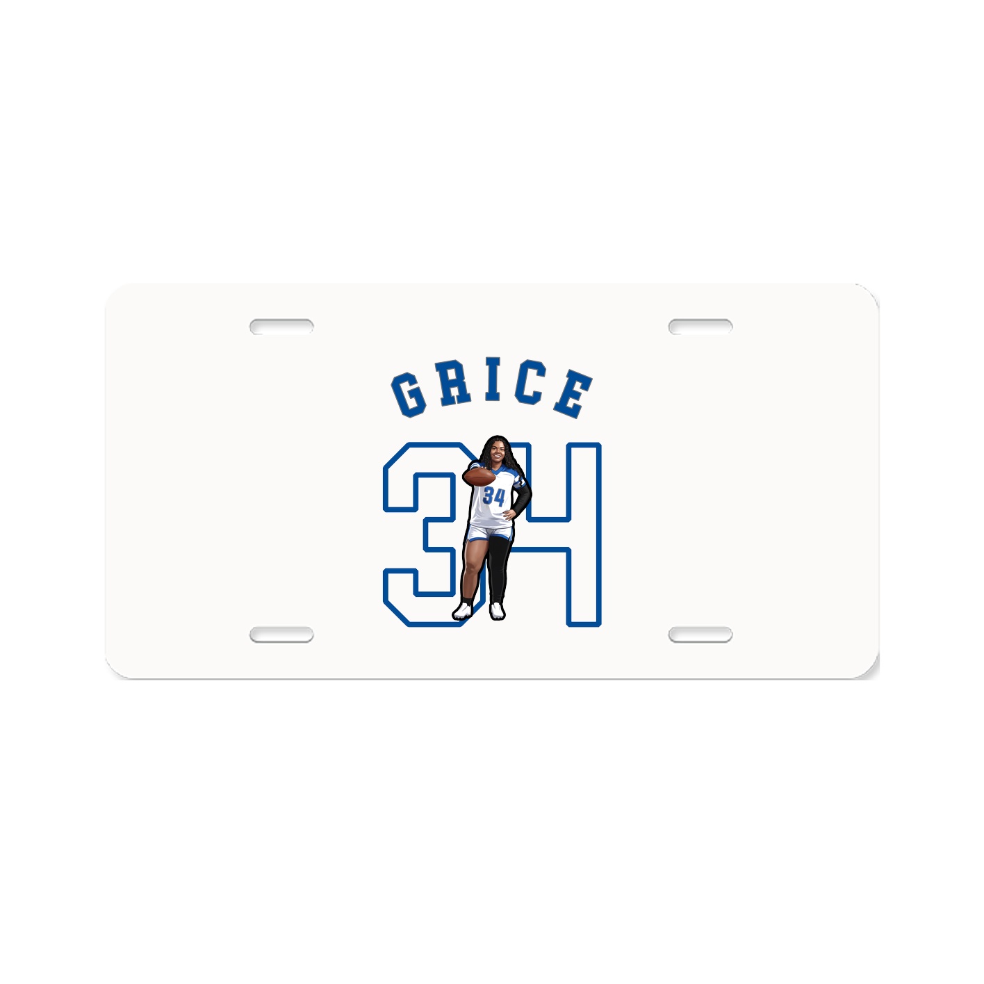 Aluminum License Plate