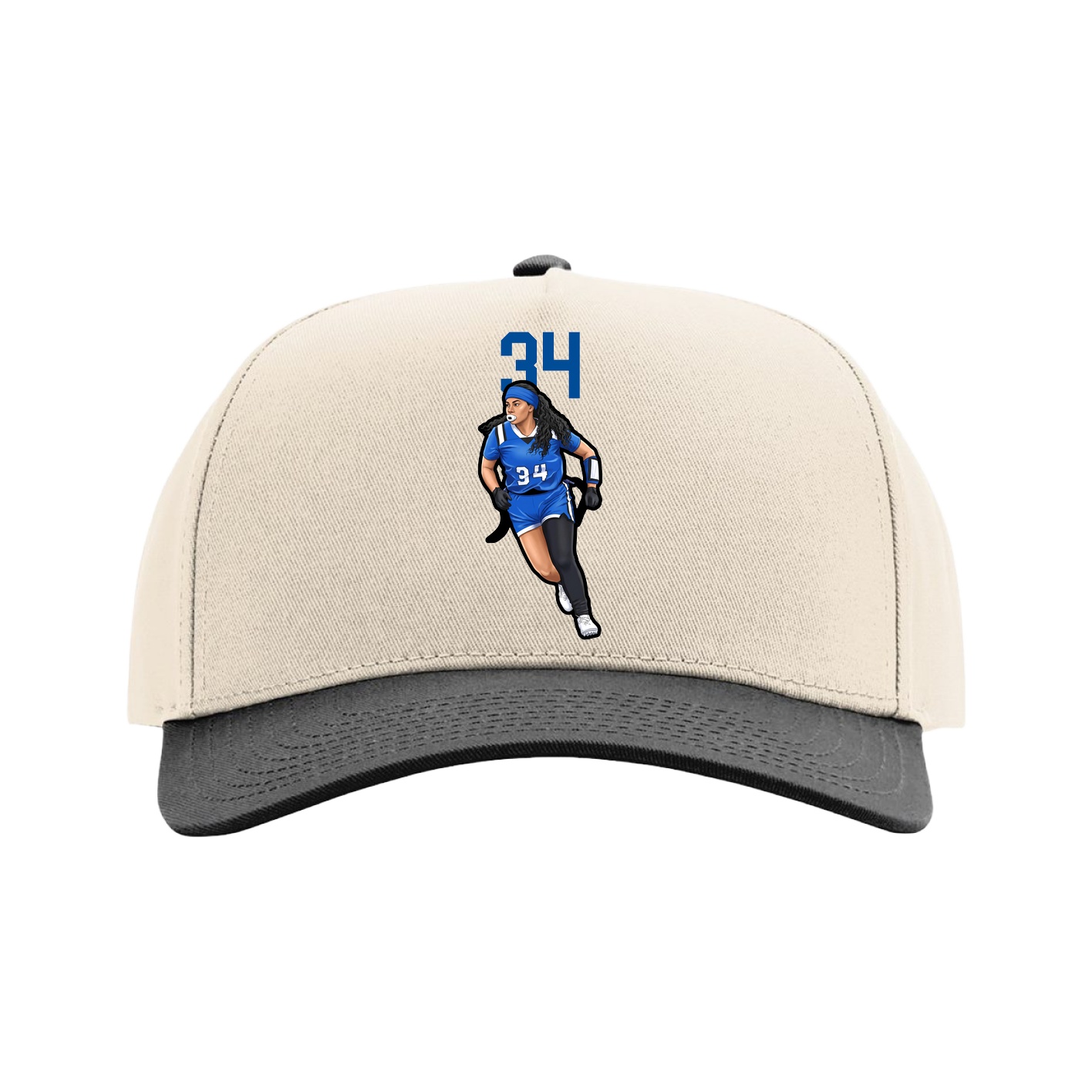 Full Fabric Five-Panel Champ Cap