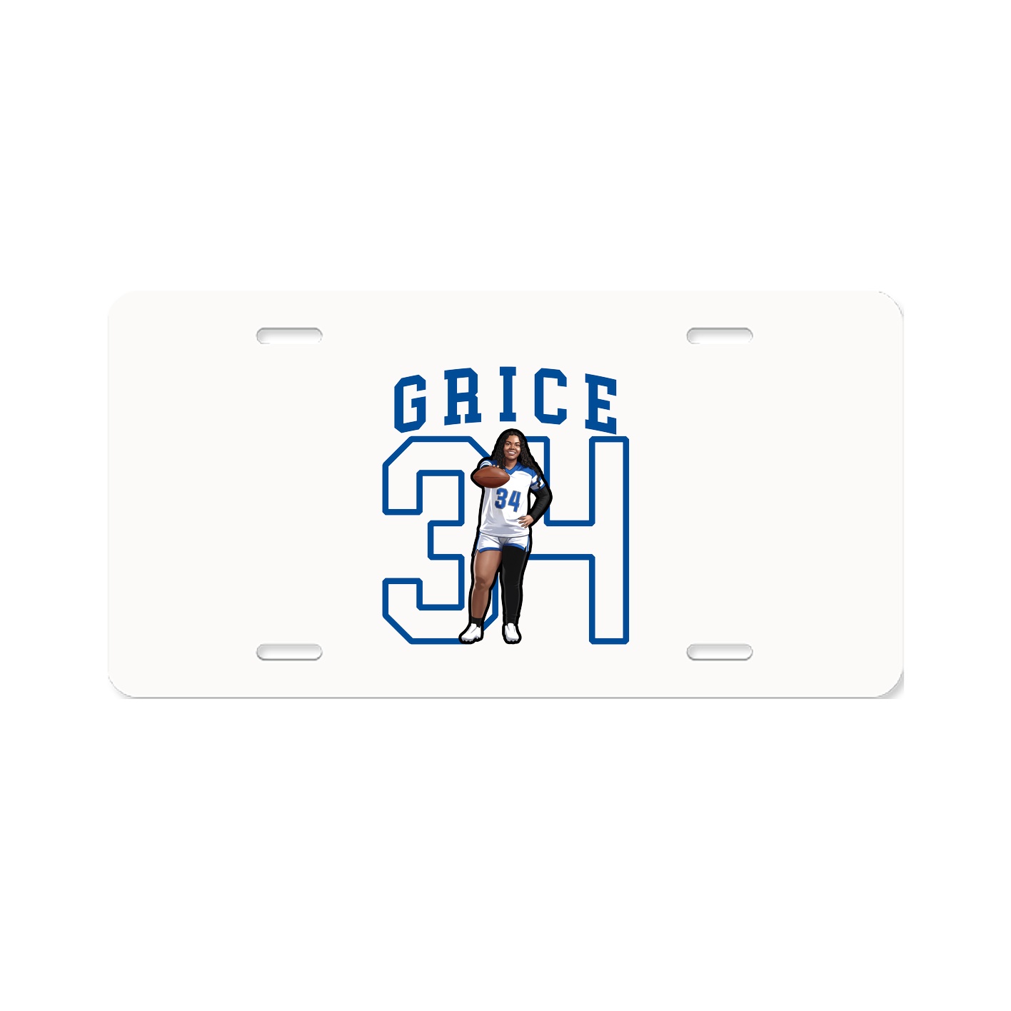 Aluminum License Plate