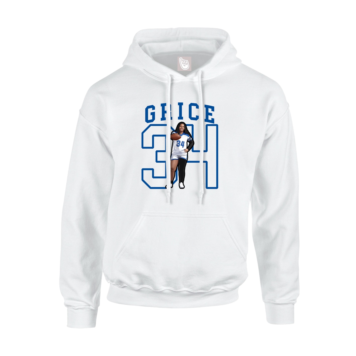 Youth Hoodie — Shirsey in White
