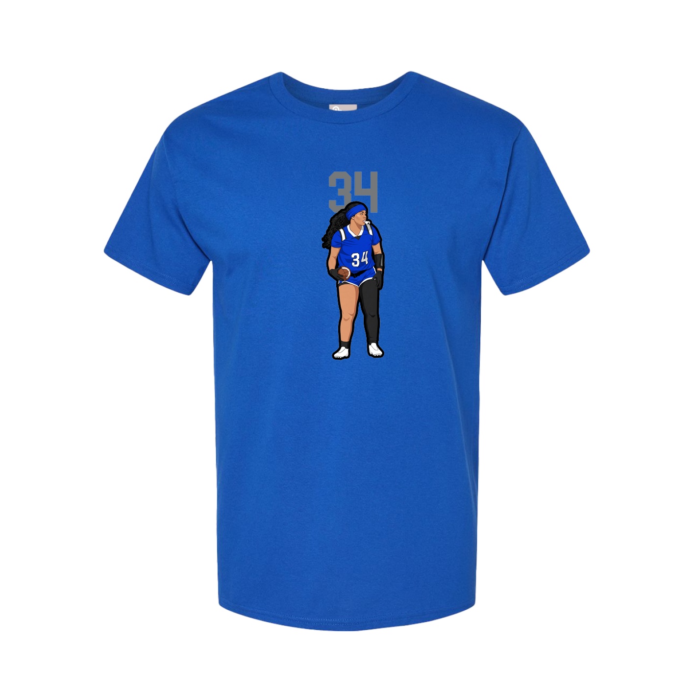 Tee — Number Top in Royal