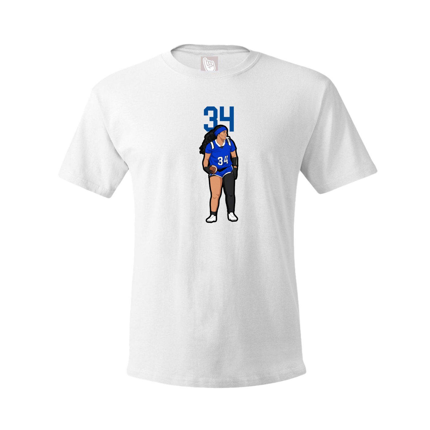 Tee — Number Top in White