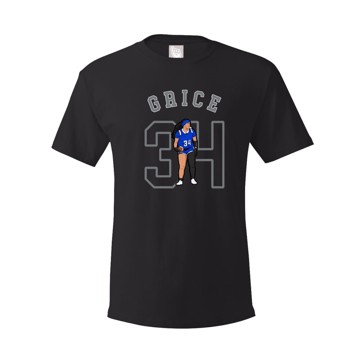 Youth Tee — Shirsey Arch in Black