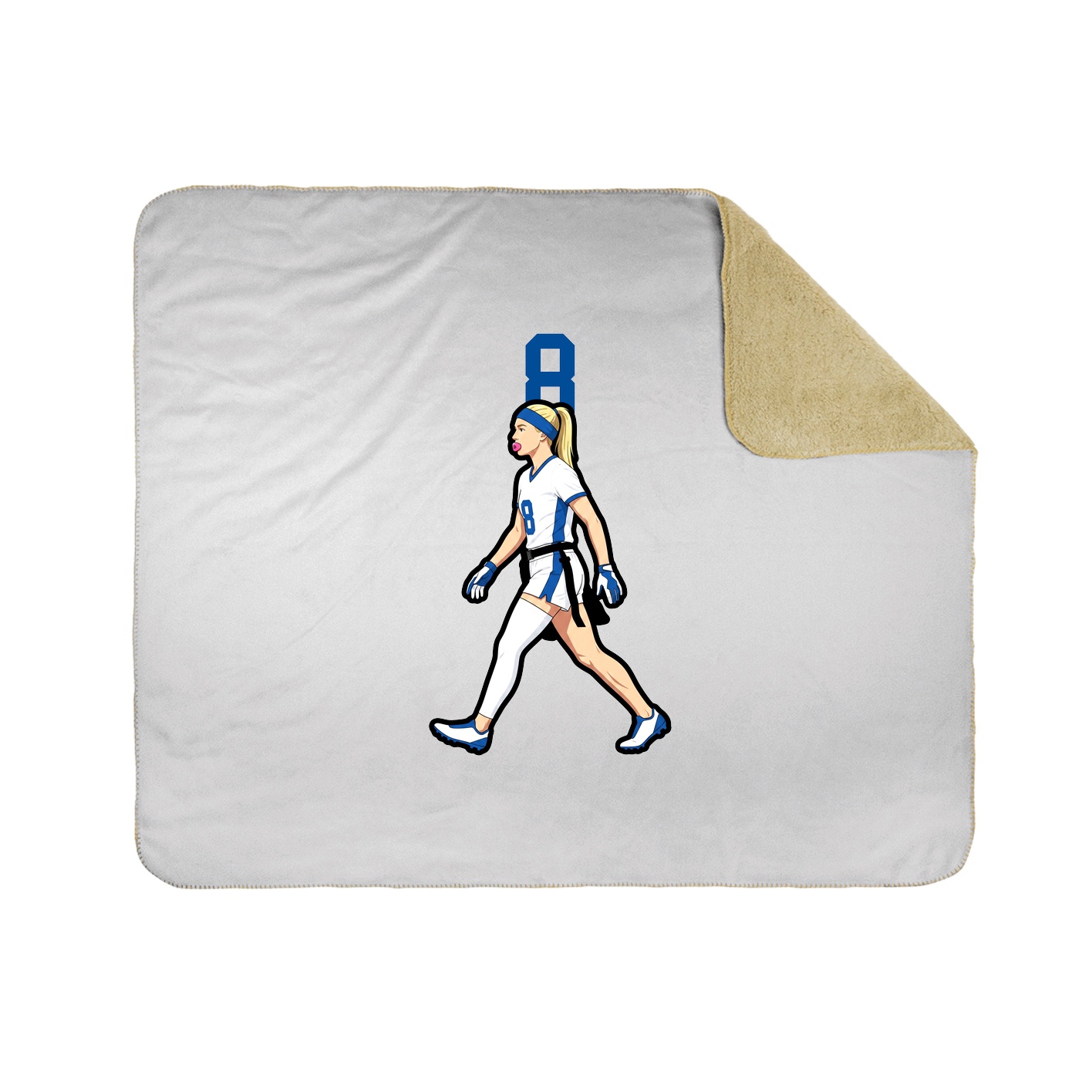 50x60 Sherpa Lined Throw Blanket