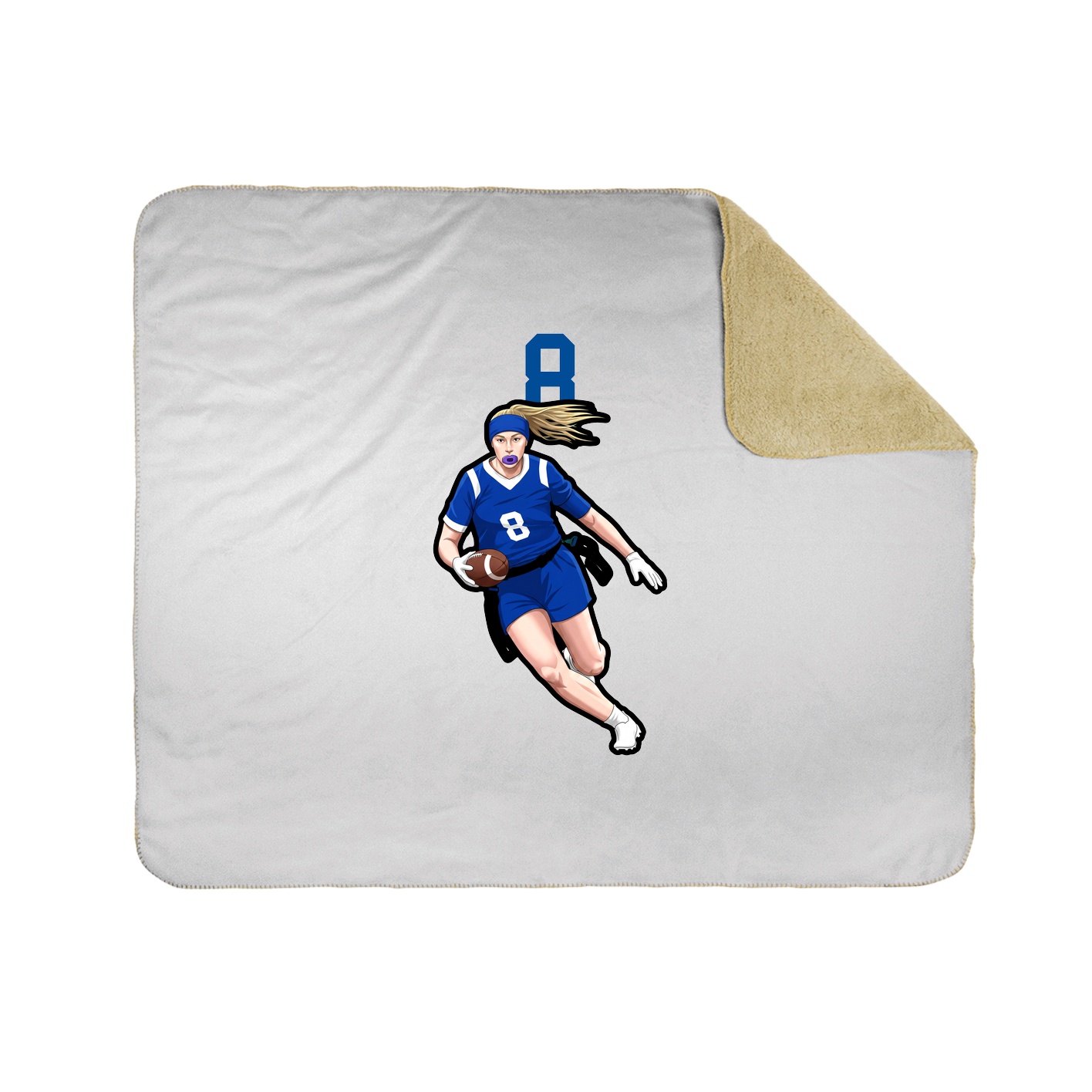 50x60 Sherpa Lined Throw Blanket