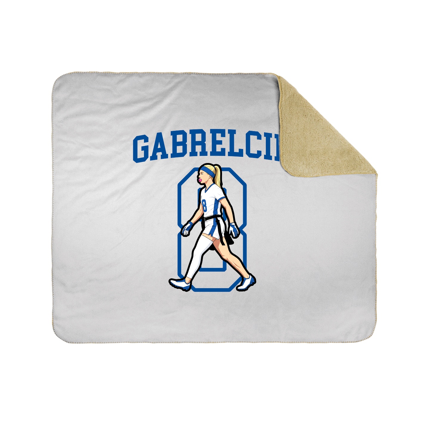 50x60 Sherpa Lined Throw Blanket