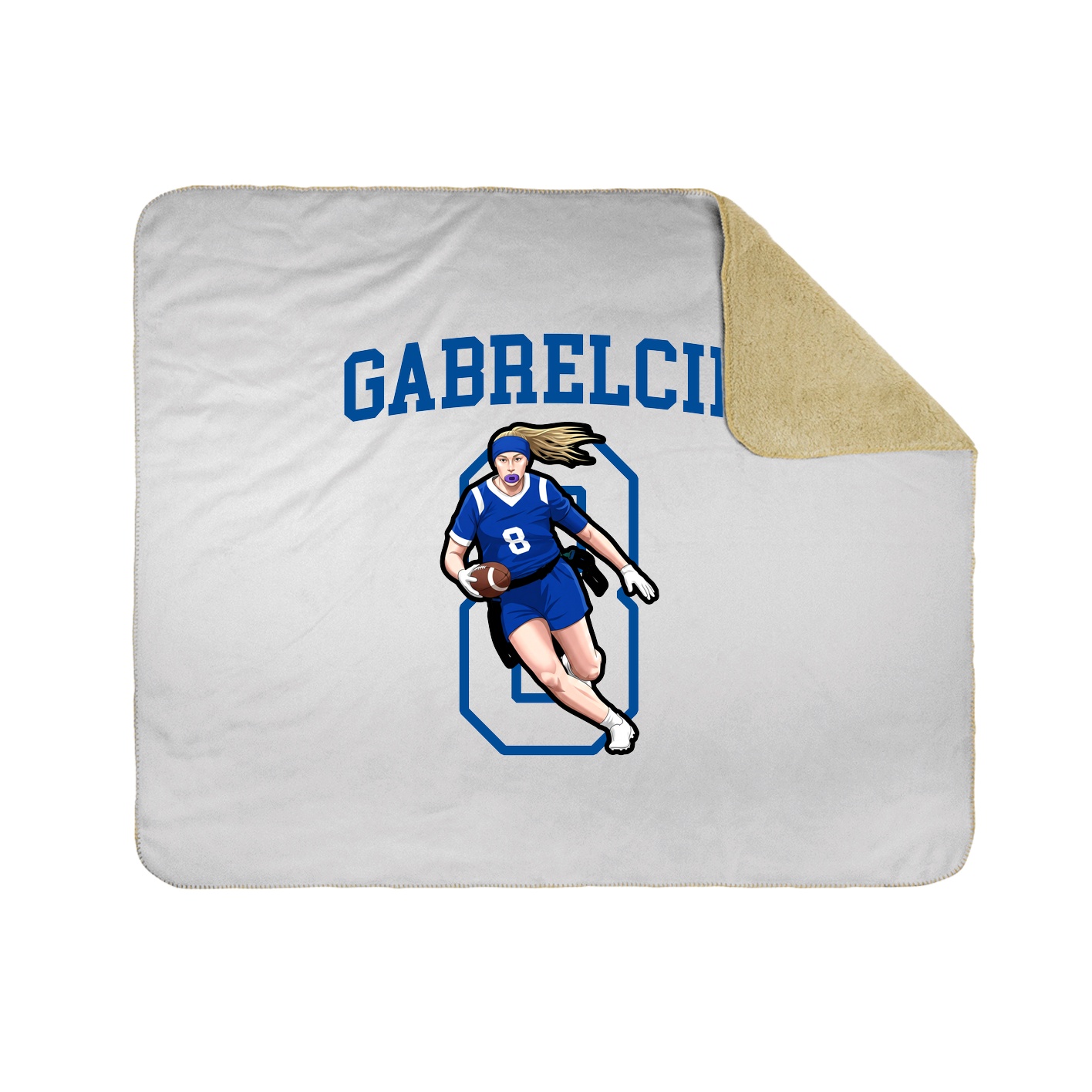 50x60 Sherpa Lined Throw Blanket