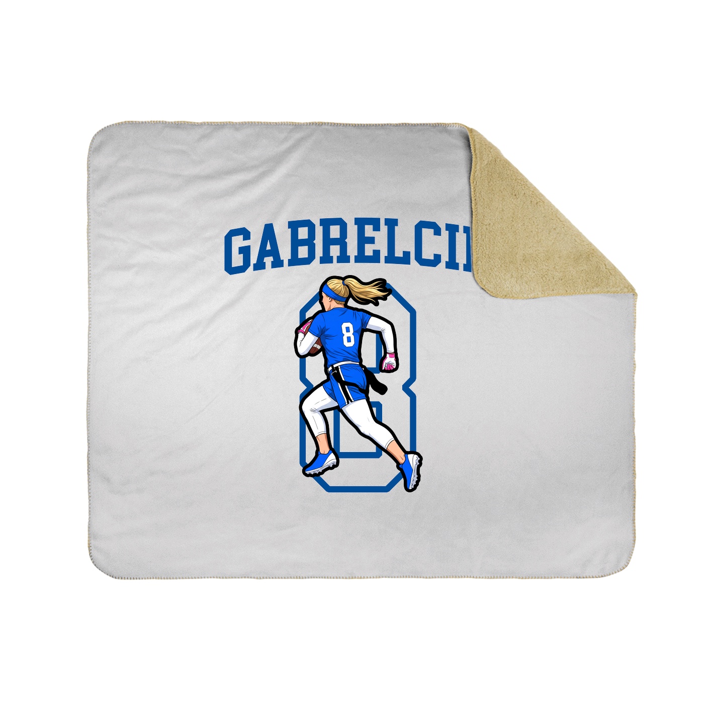 50x60 Sherpa Lined Throw Blanket