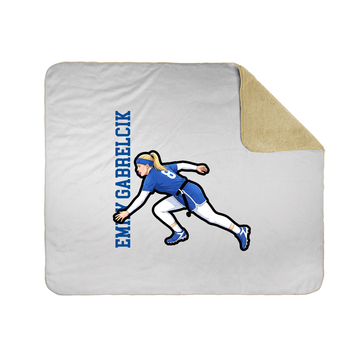 50x60 Sherpa Lined Throw Blanket