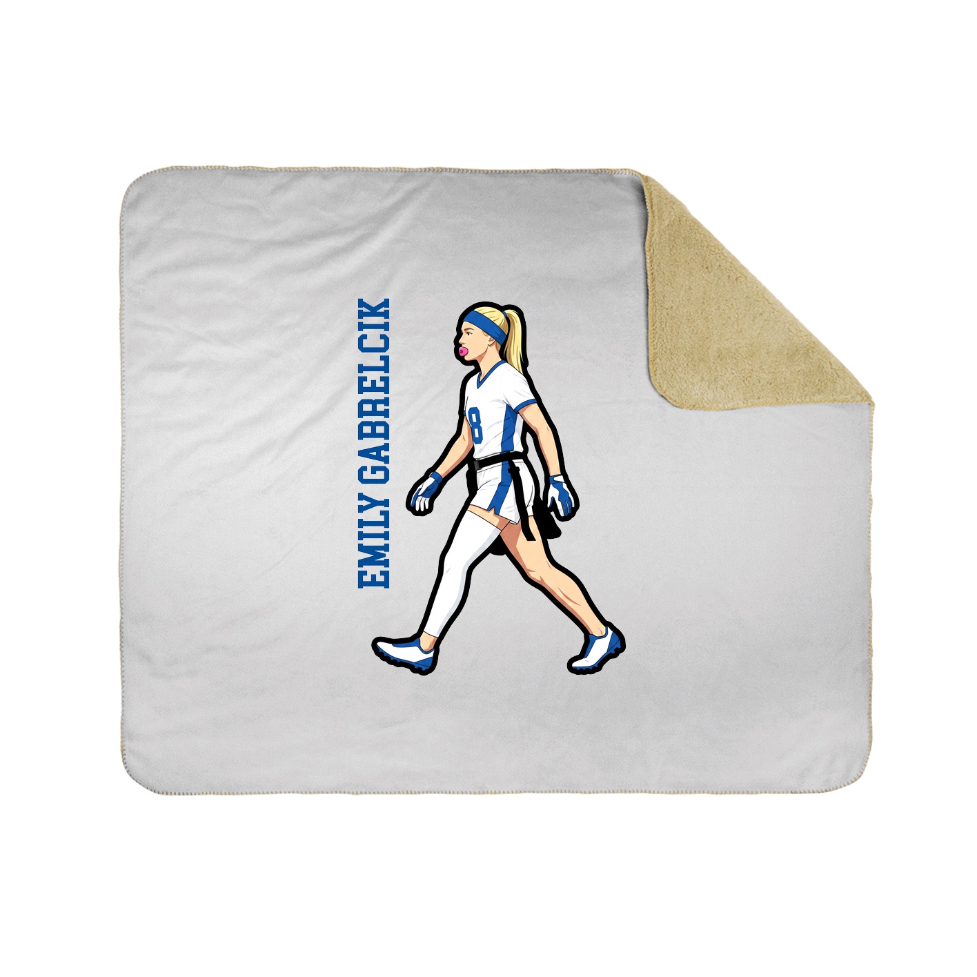 50x60 Sherpa Lined Throw Blanket