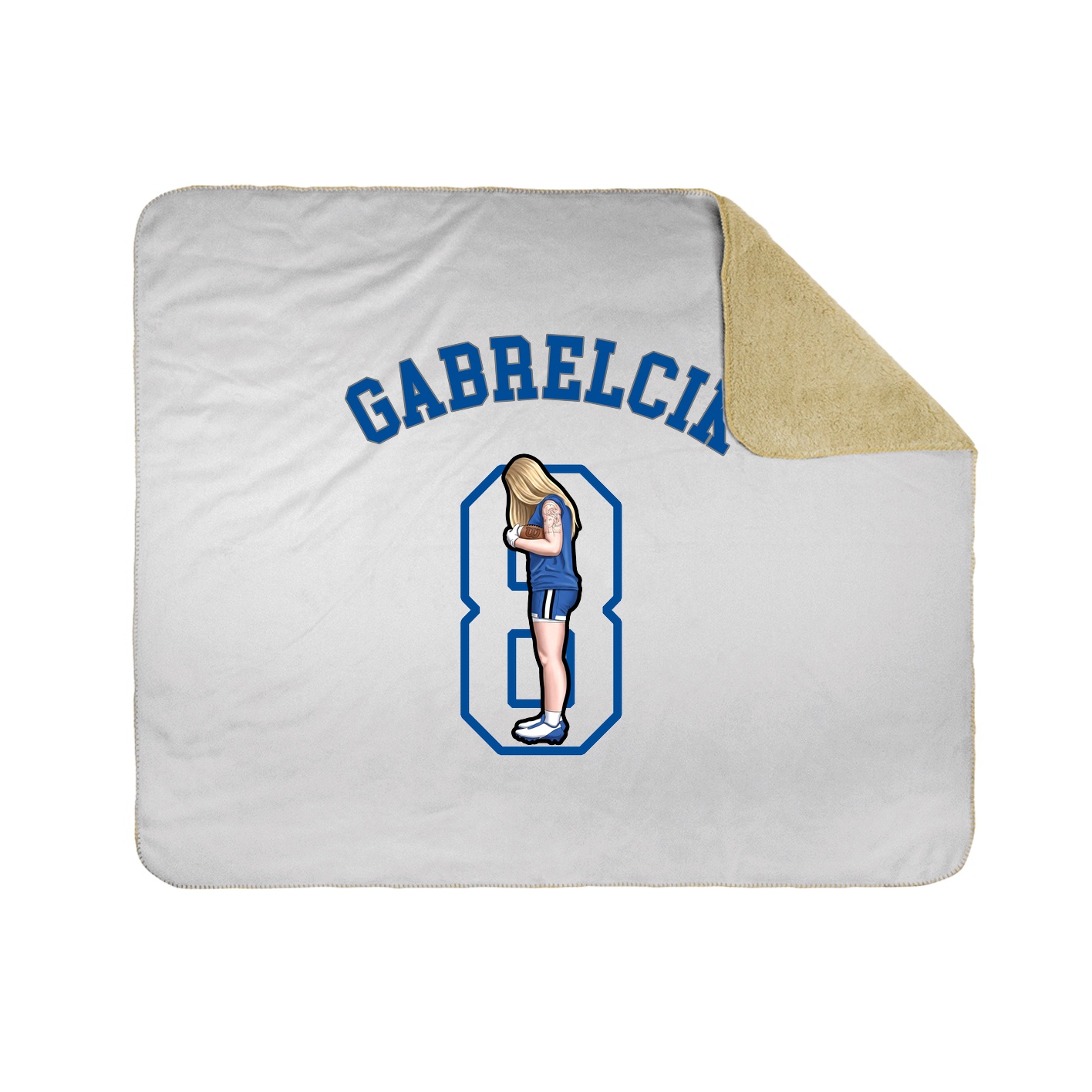 50x60 Sherpa Lined Throw Blanket