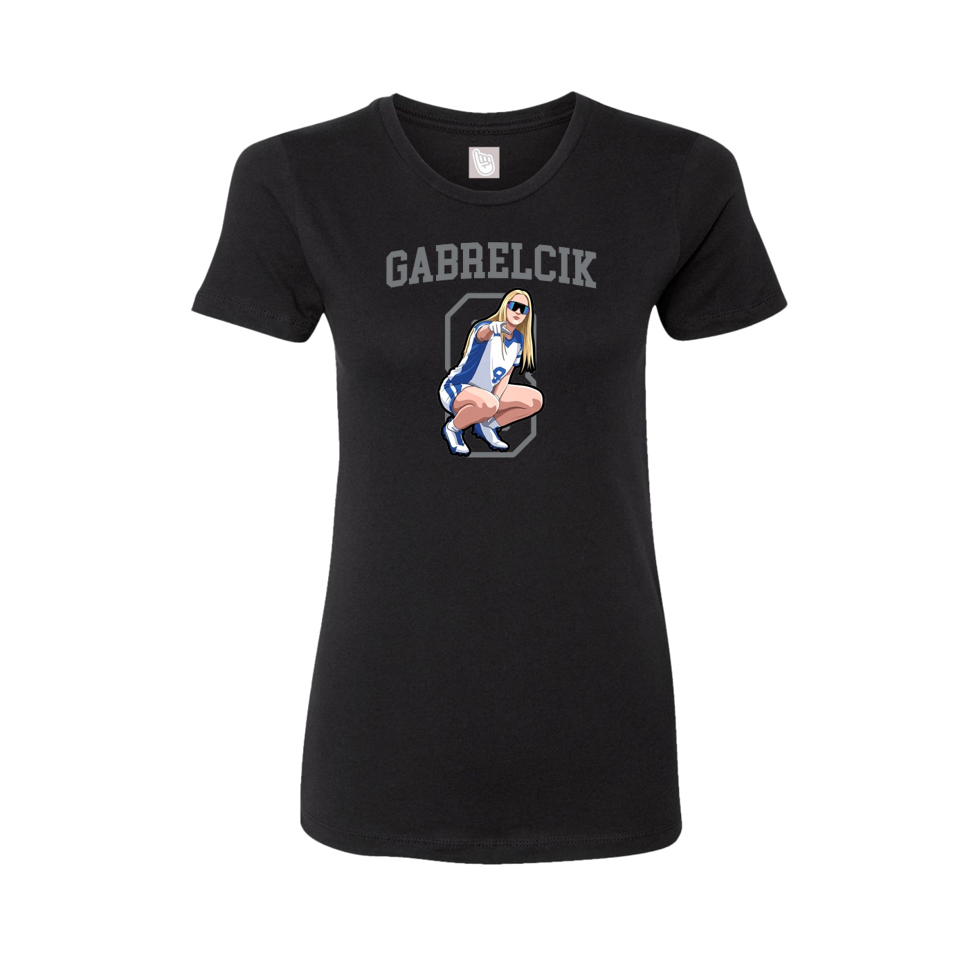 Fitted Women's Tee — Shirsey in Black