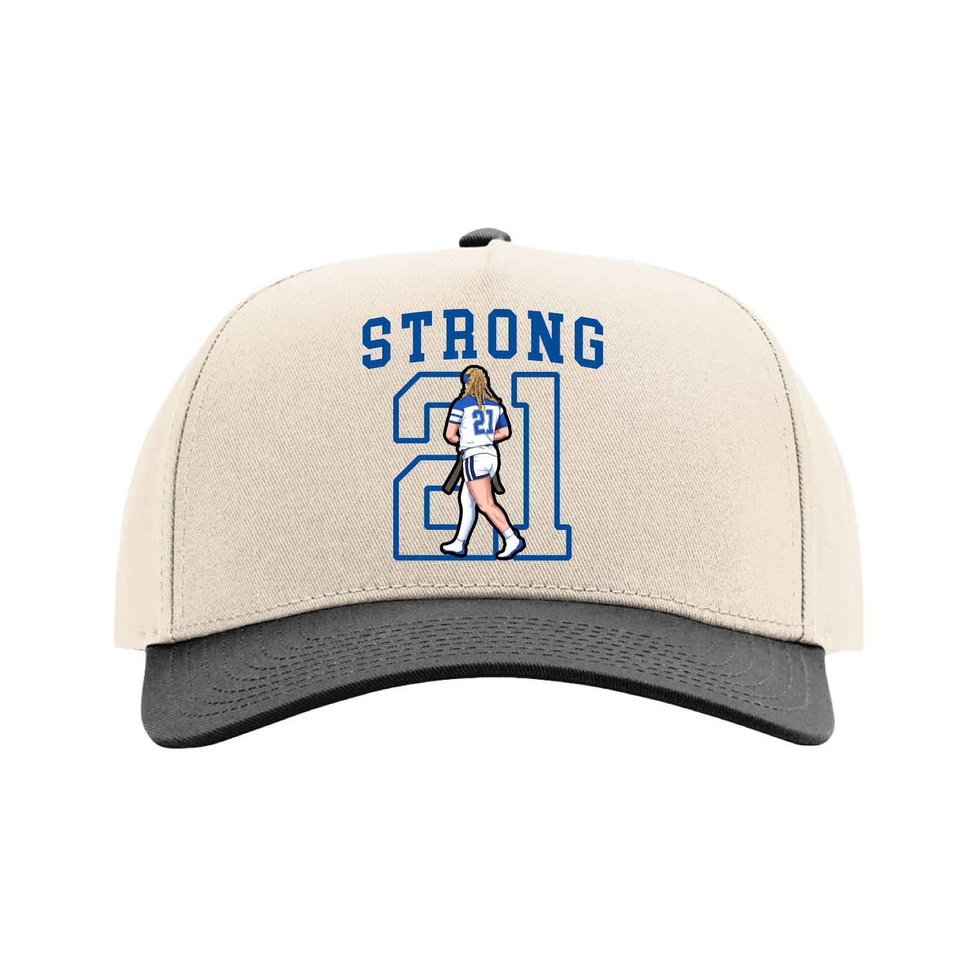 Full Fabric Five-Panel Champ Cap