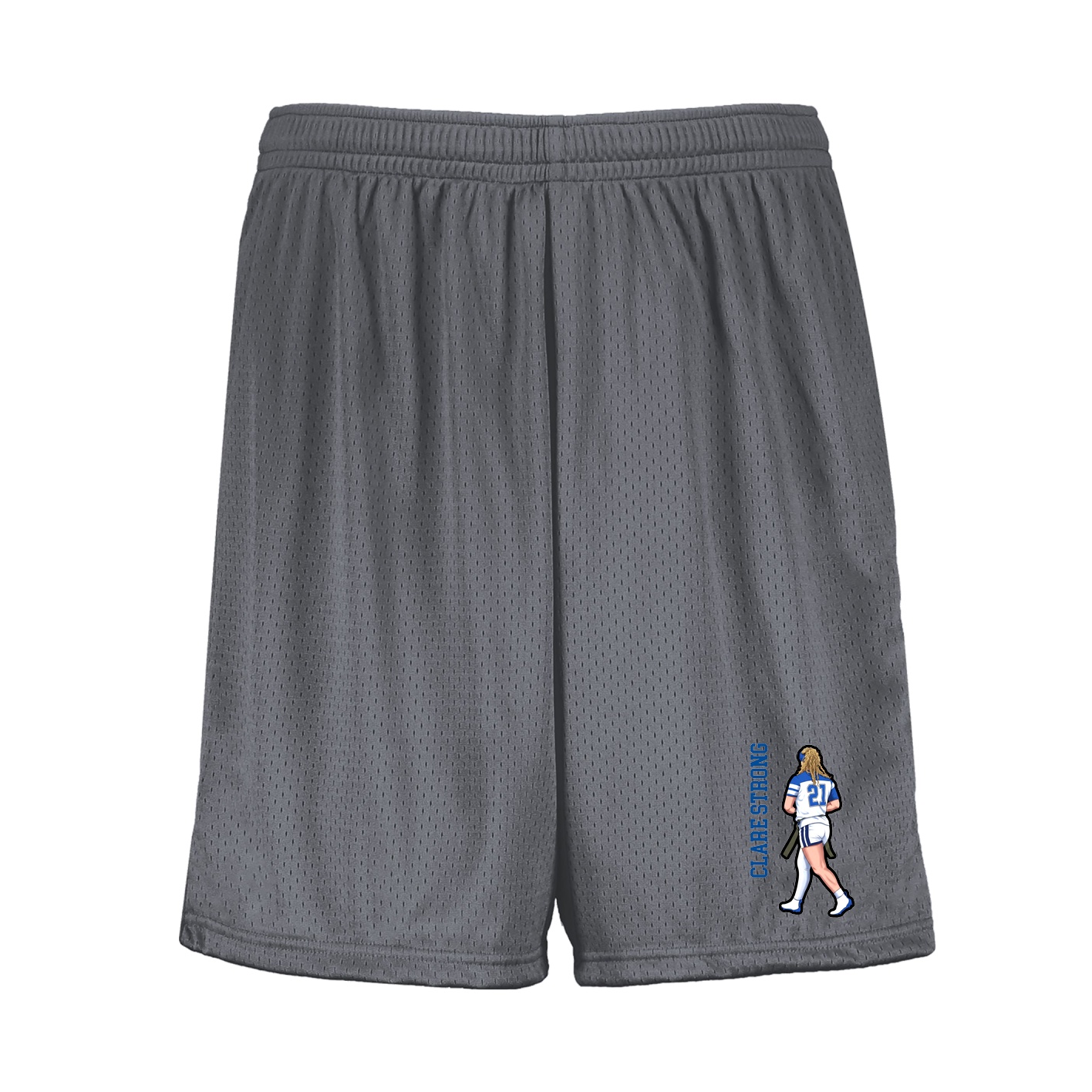 Shorts — Name Vertical in Grey