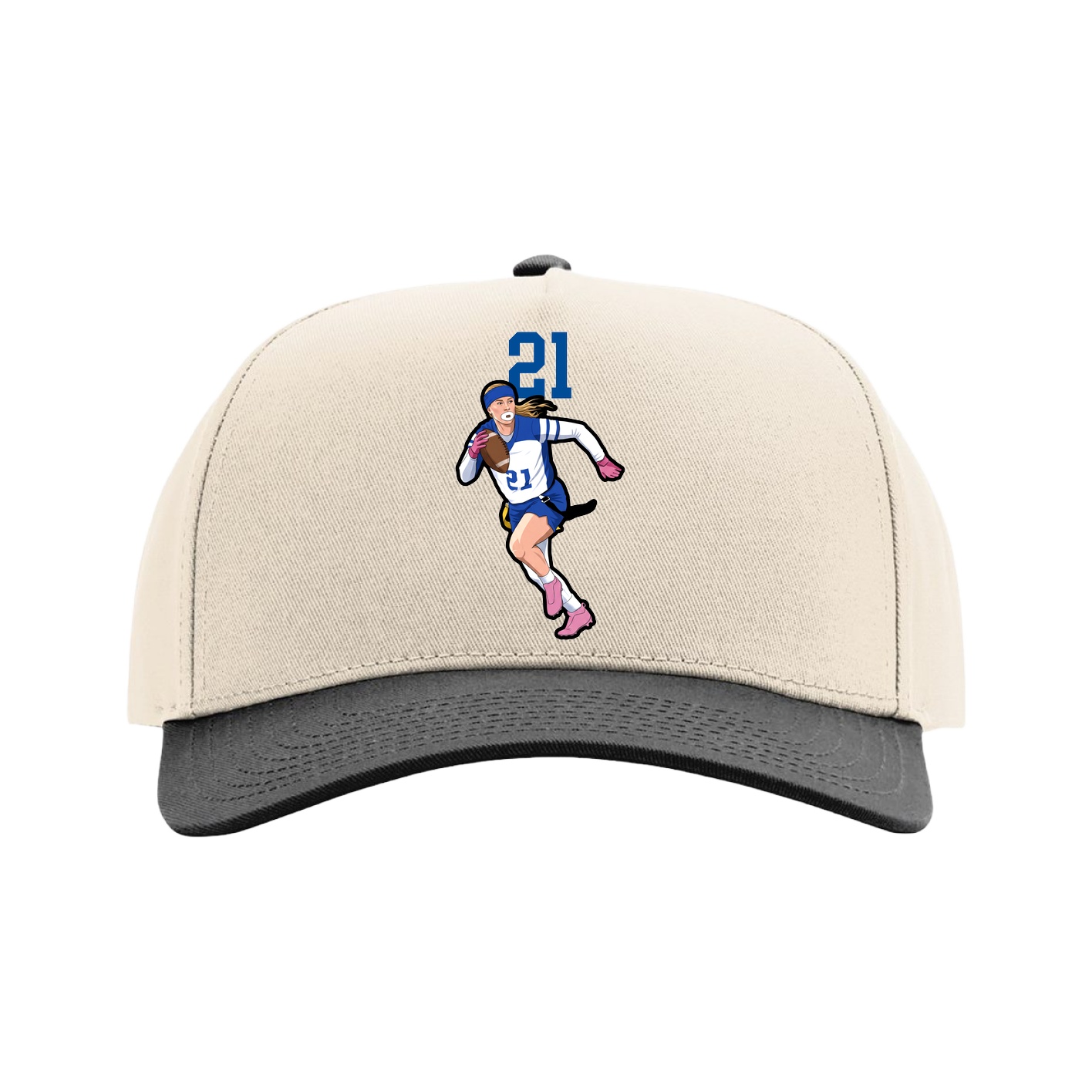 Full Fabric Five-Panel Champ Cap