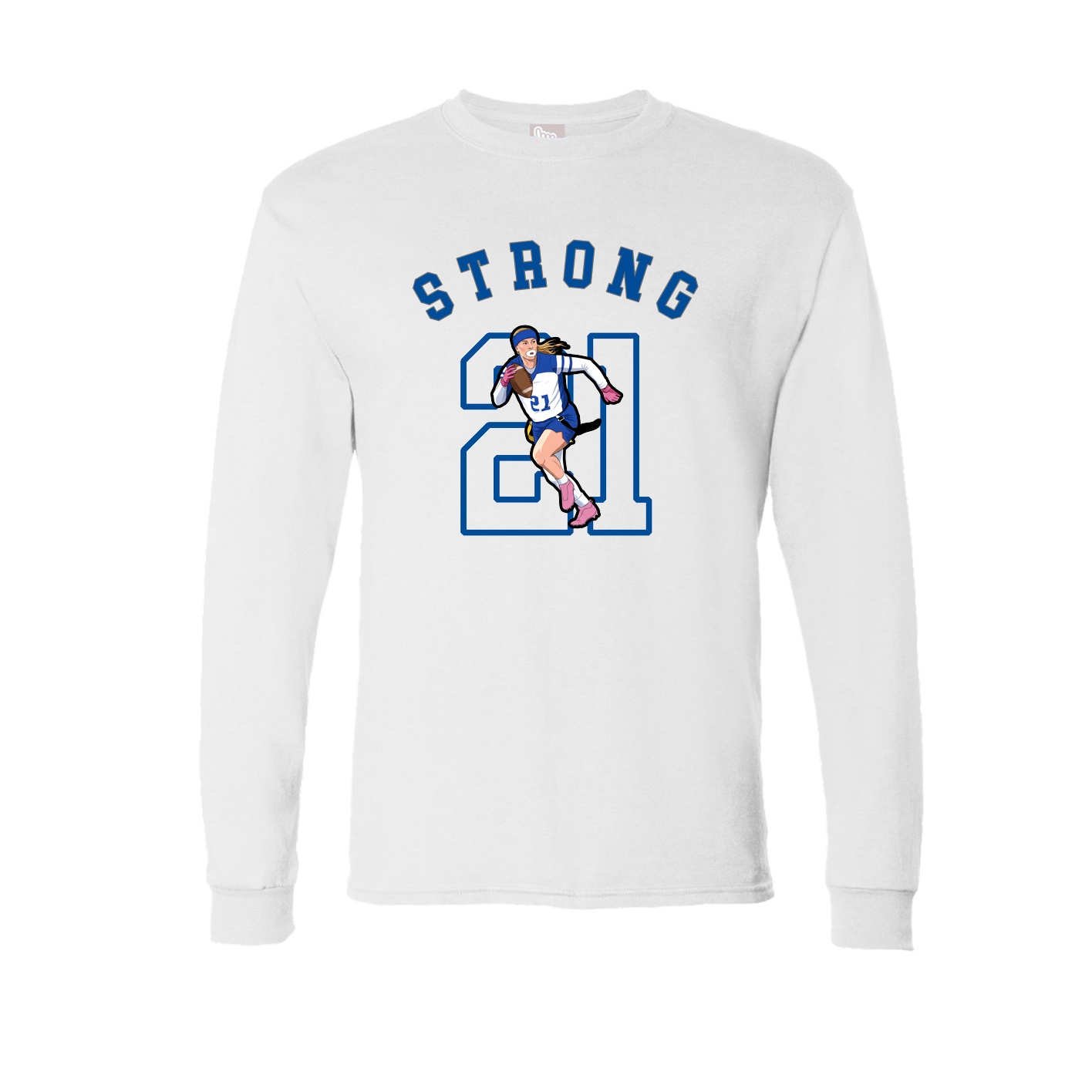 Long Sleeve Tee — Shirsey Arch in White