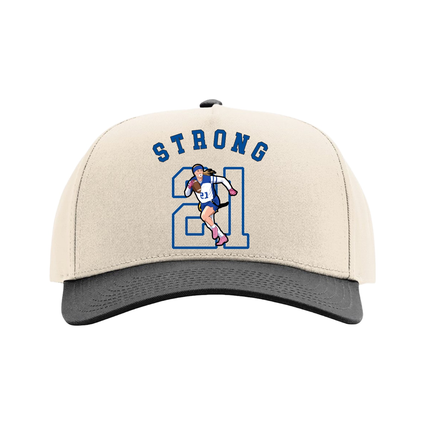 Full Fabric Five-Panel Champ Cap
