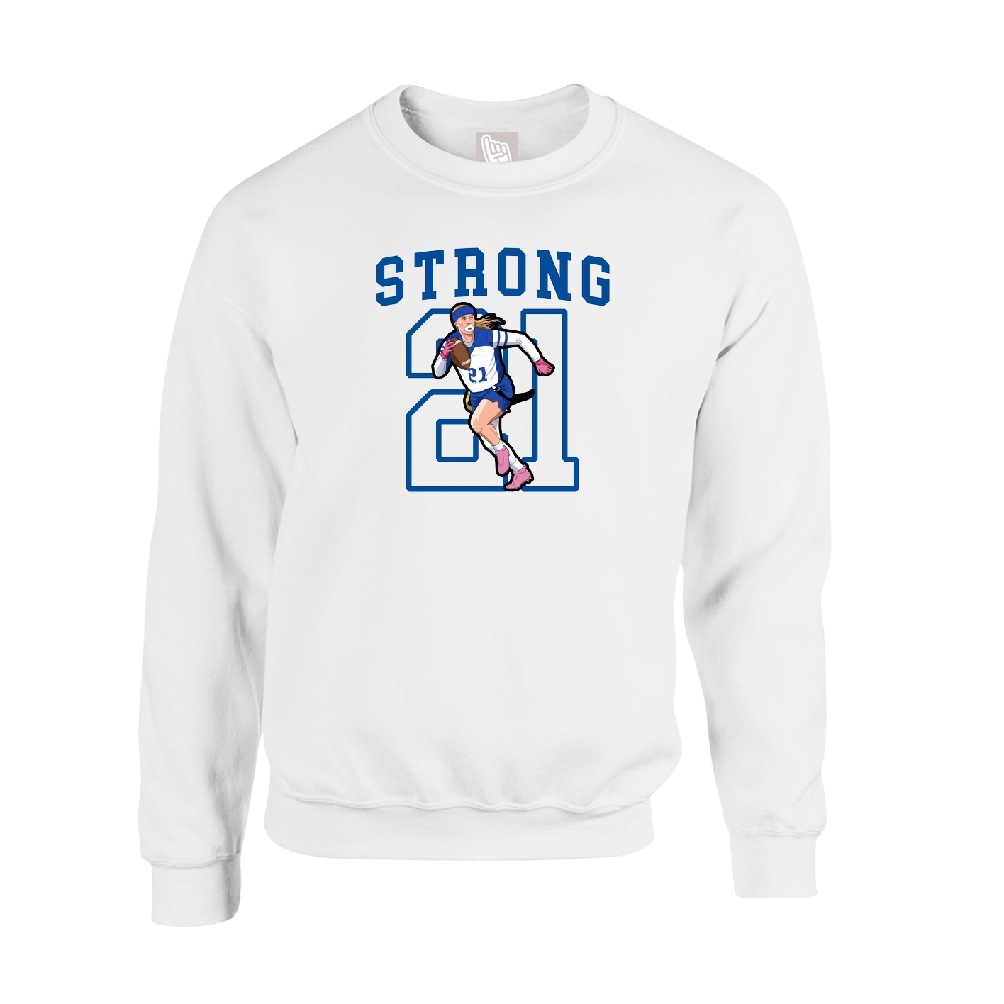 Fleece Crew — Shirsey in White