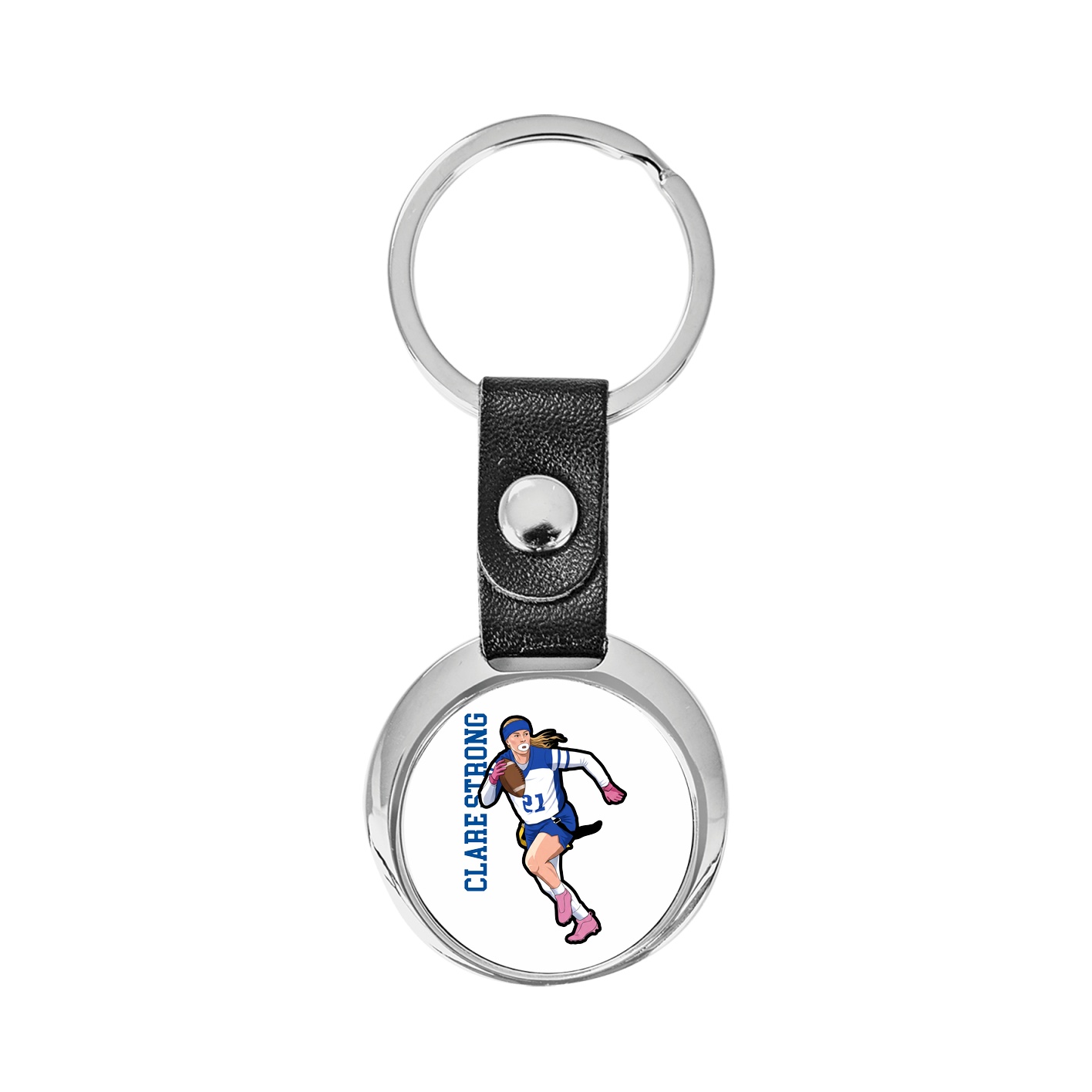 Key Chain — Name Vertical in Classic