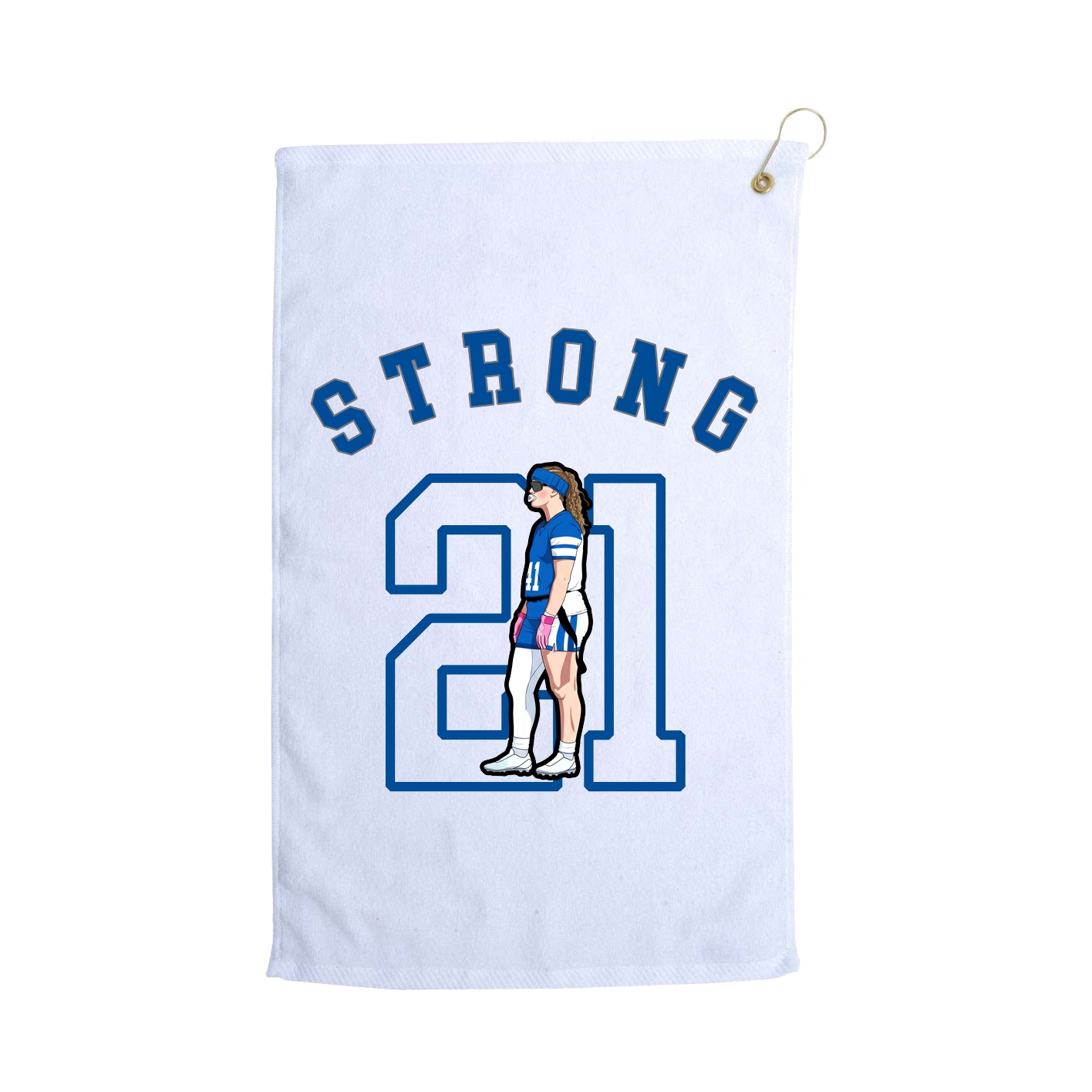 Golf Towel — Shirsey Arch in White