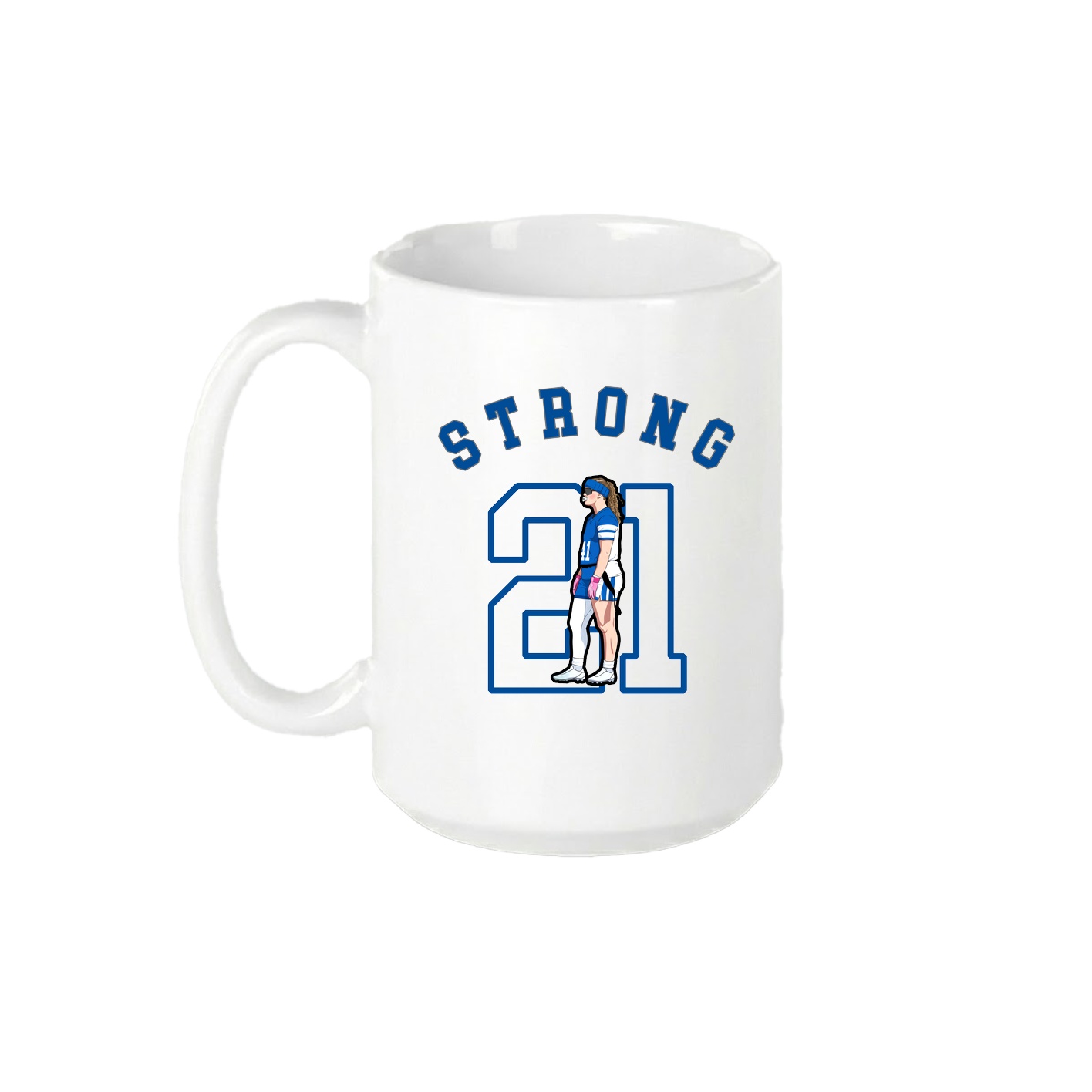 15oz Coffee Mug — Shirsey Arch in White