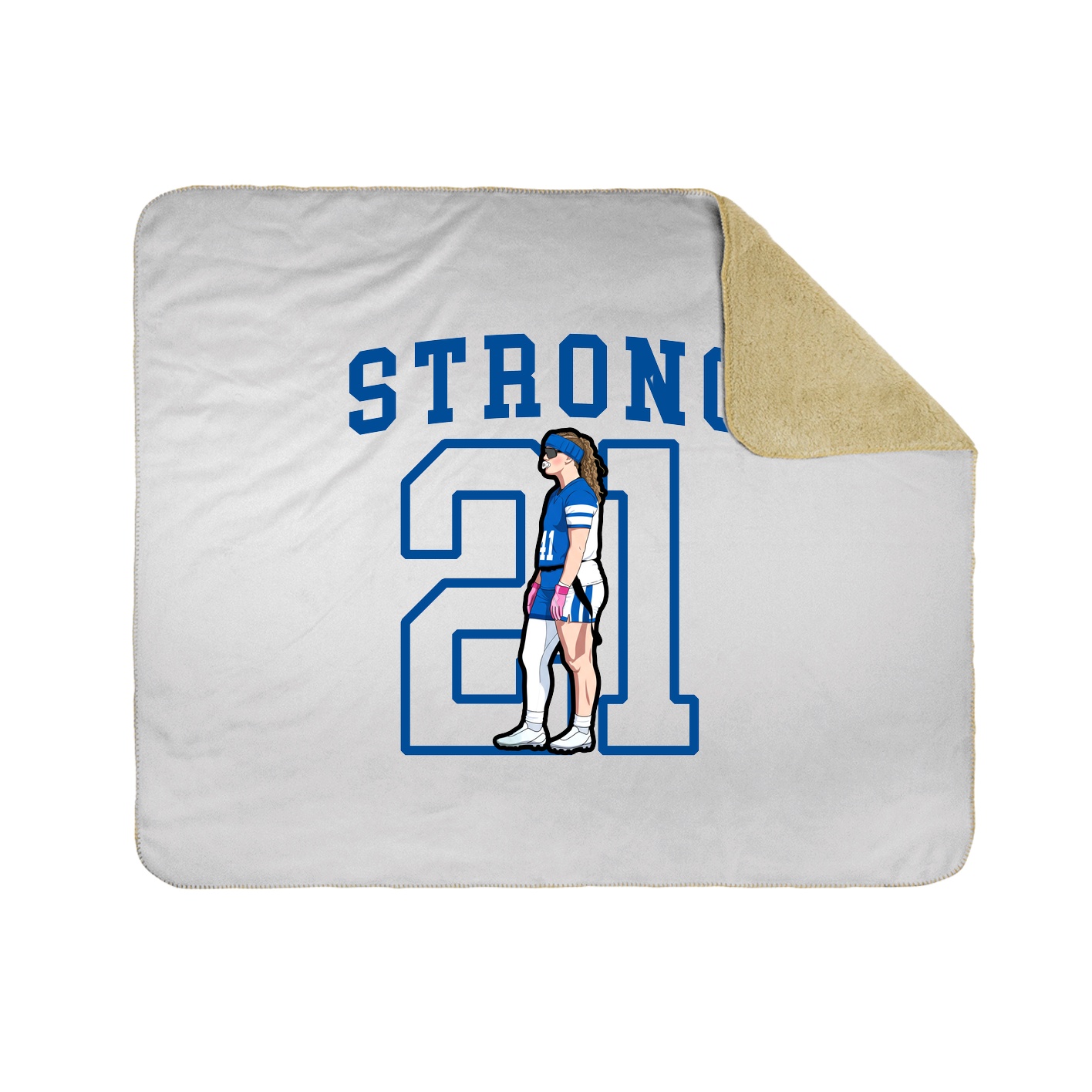 Throw Blanket — Shirsey in White
