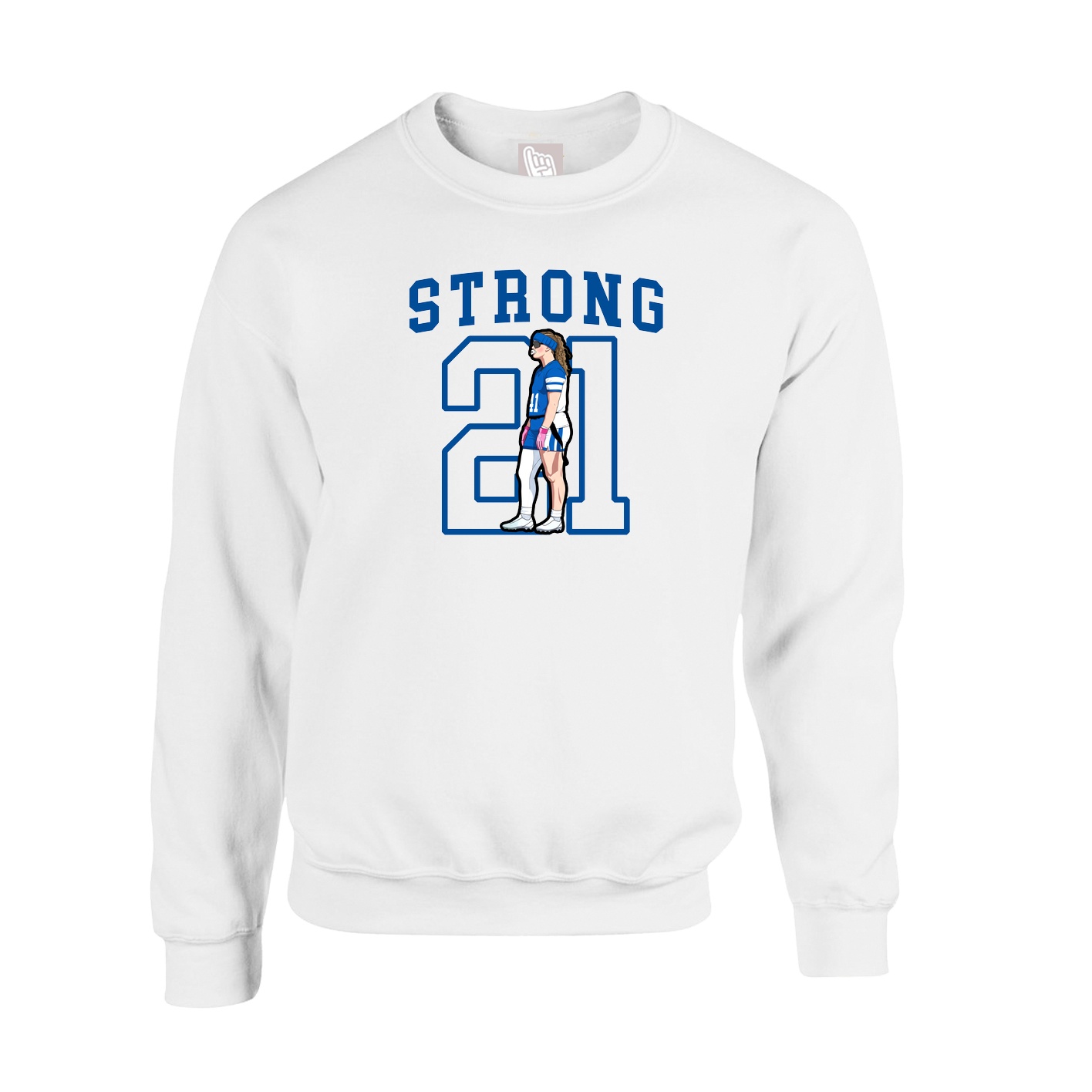 Fleece Crew — Shirsey in White