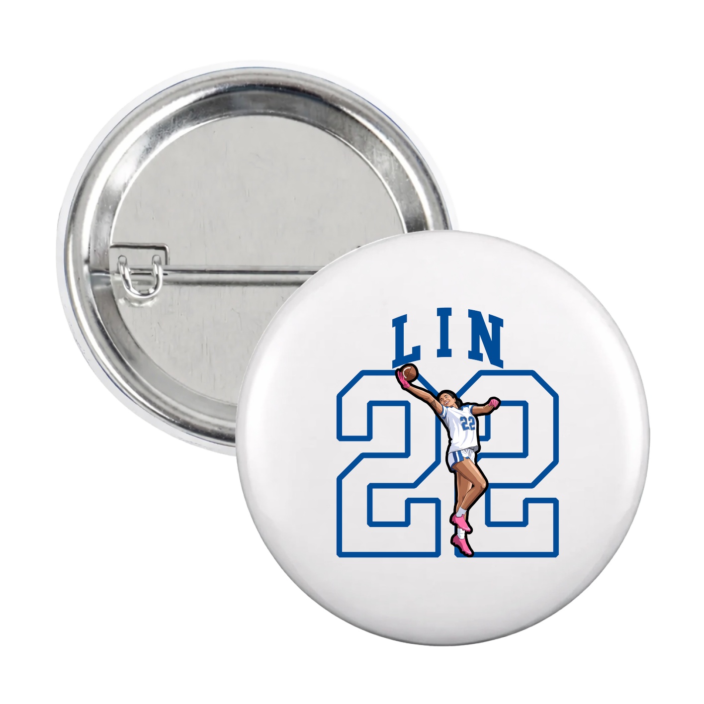 Game Day Button — Shirsey in White