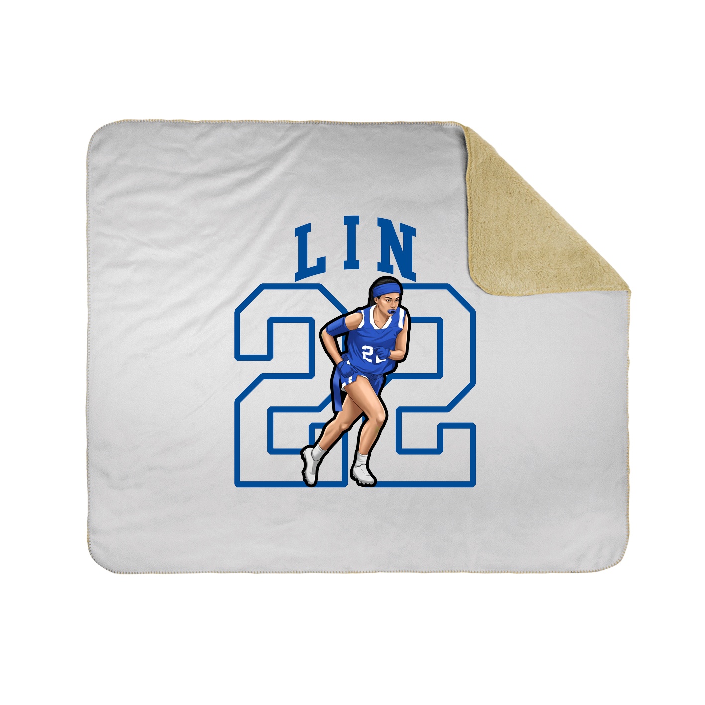 Throw Blanket — Shirsey in White
