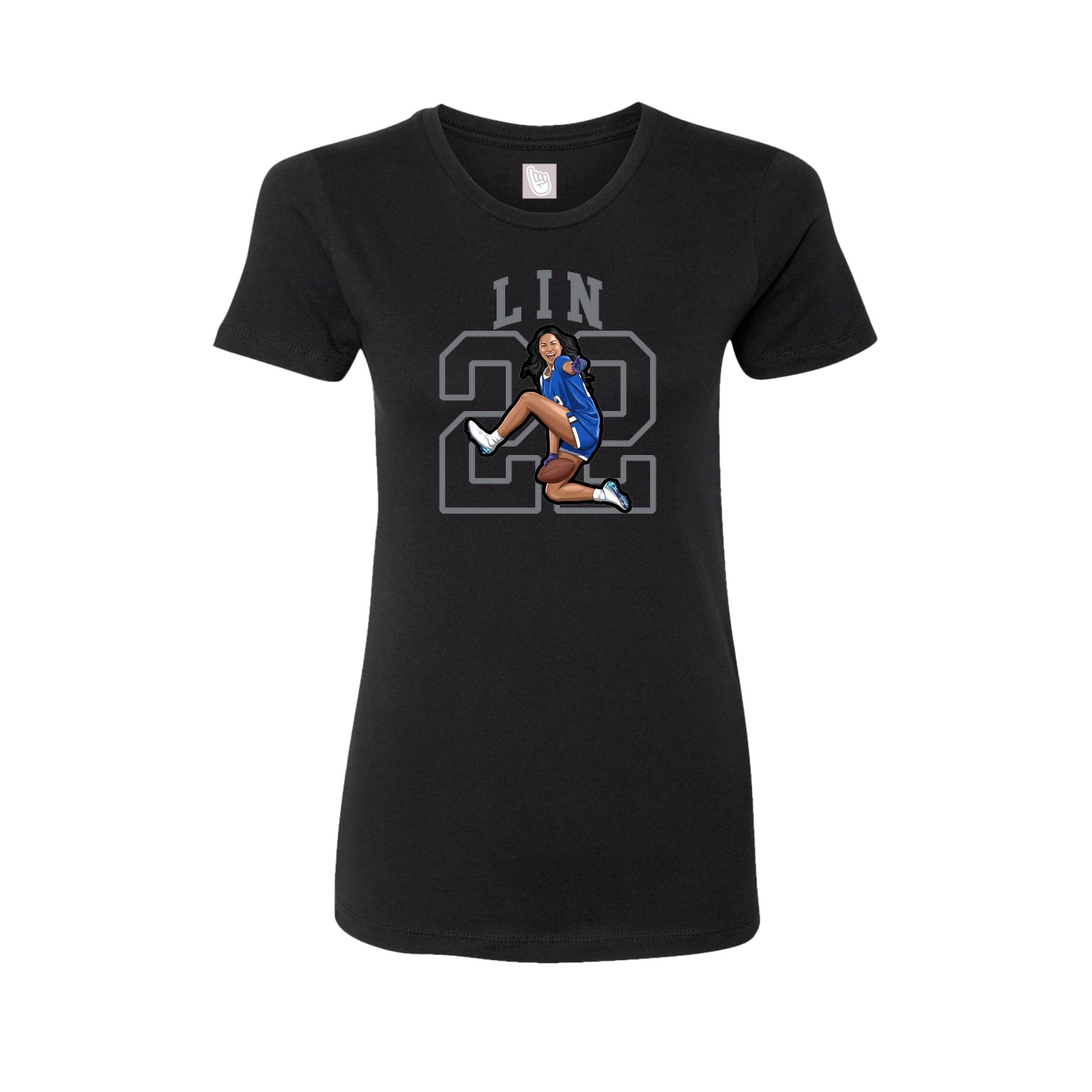 Fitted Women's Tee — Shirsey in Black