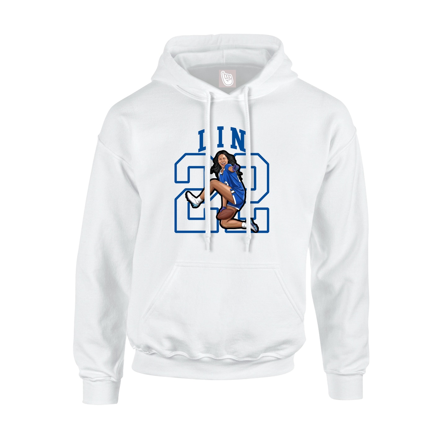 Hoodie — Shirsey in White