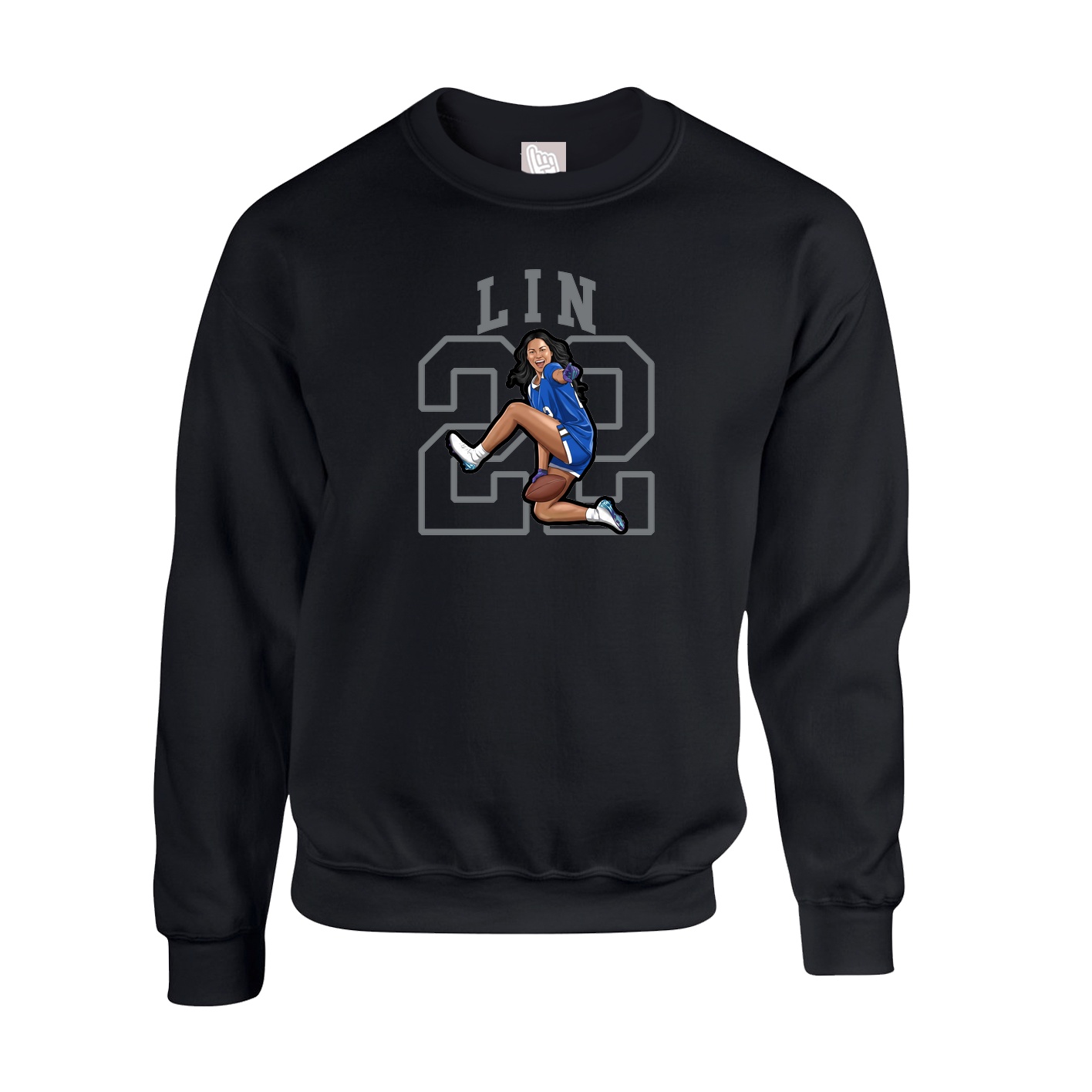Fleece Crew — Shirsey in Black