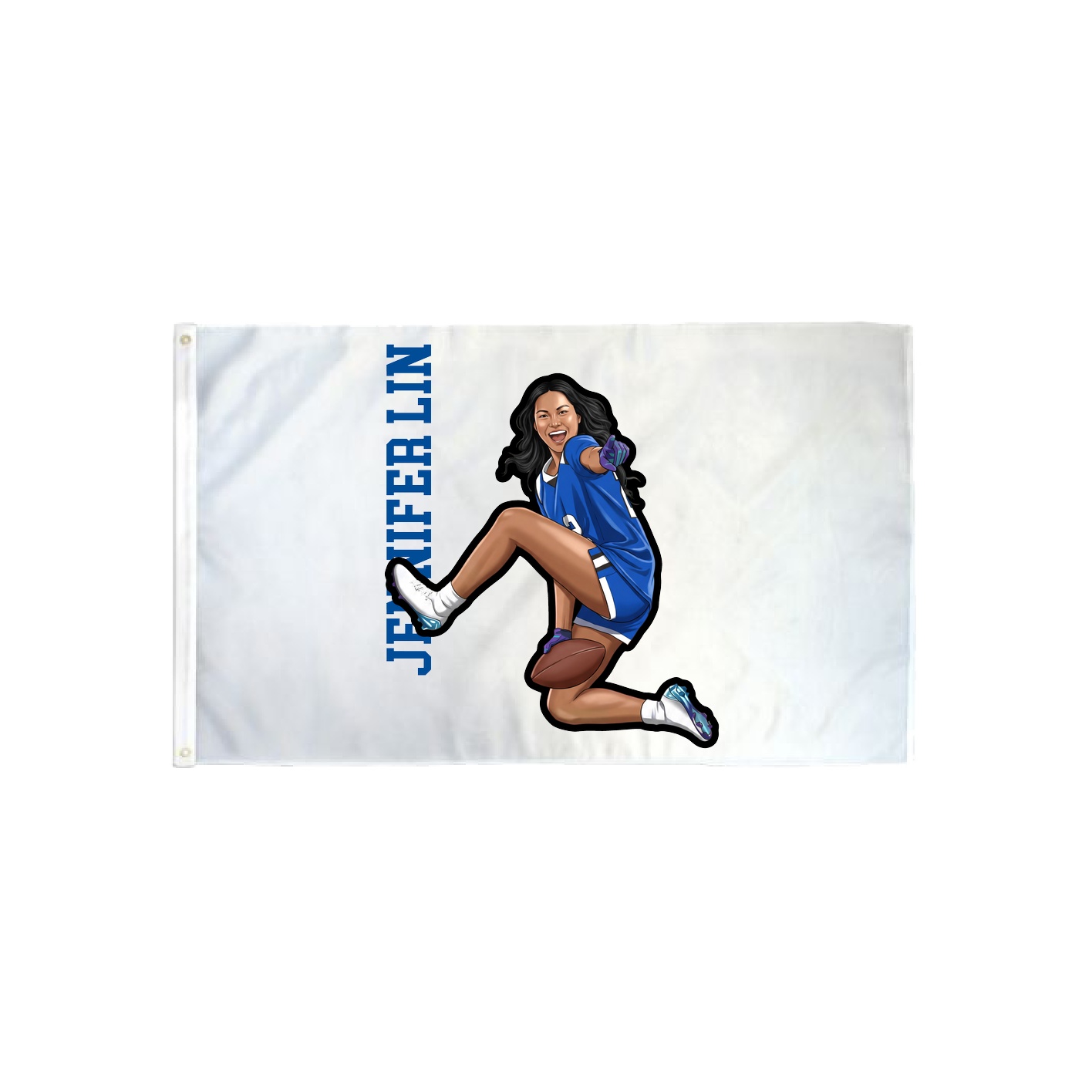 3x5 Flag — Name Vertical in Classic