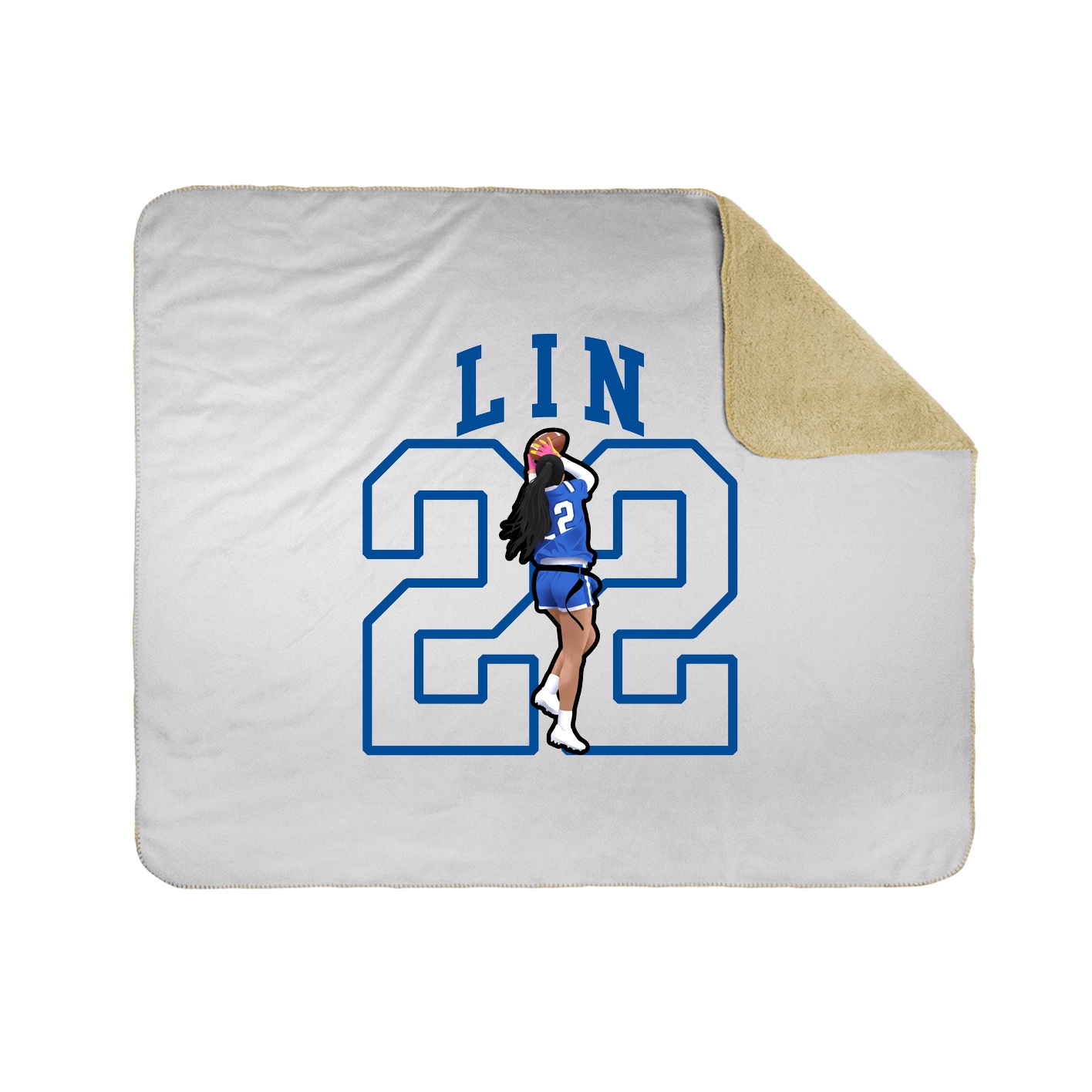 Throw Blanket — Shirsey in White