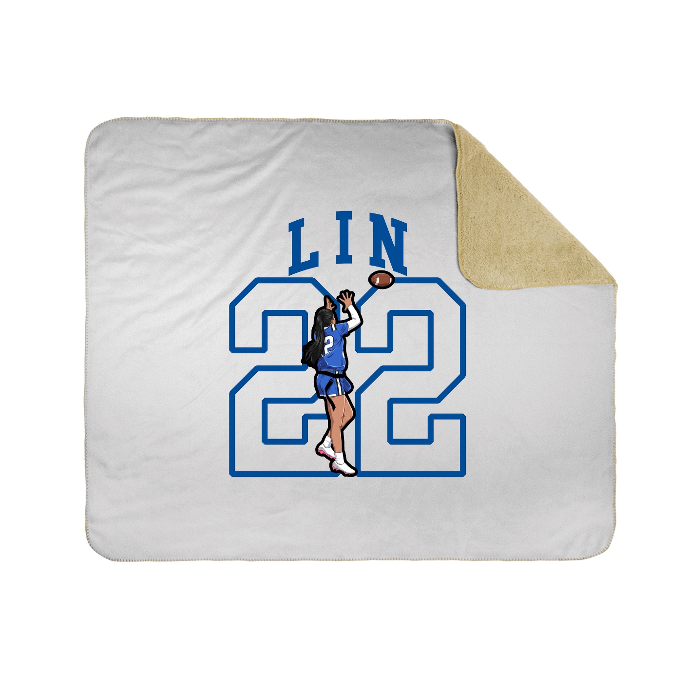 Throw Blanket — Shirsey in White