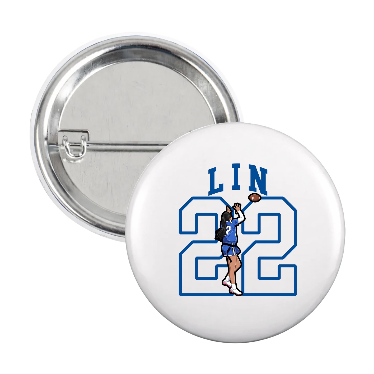 Game Day Button — Shirsey in White