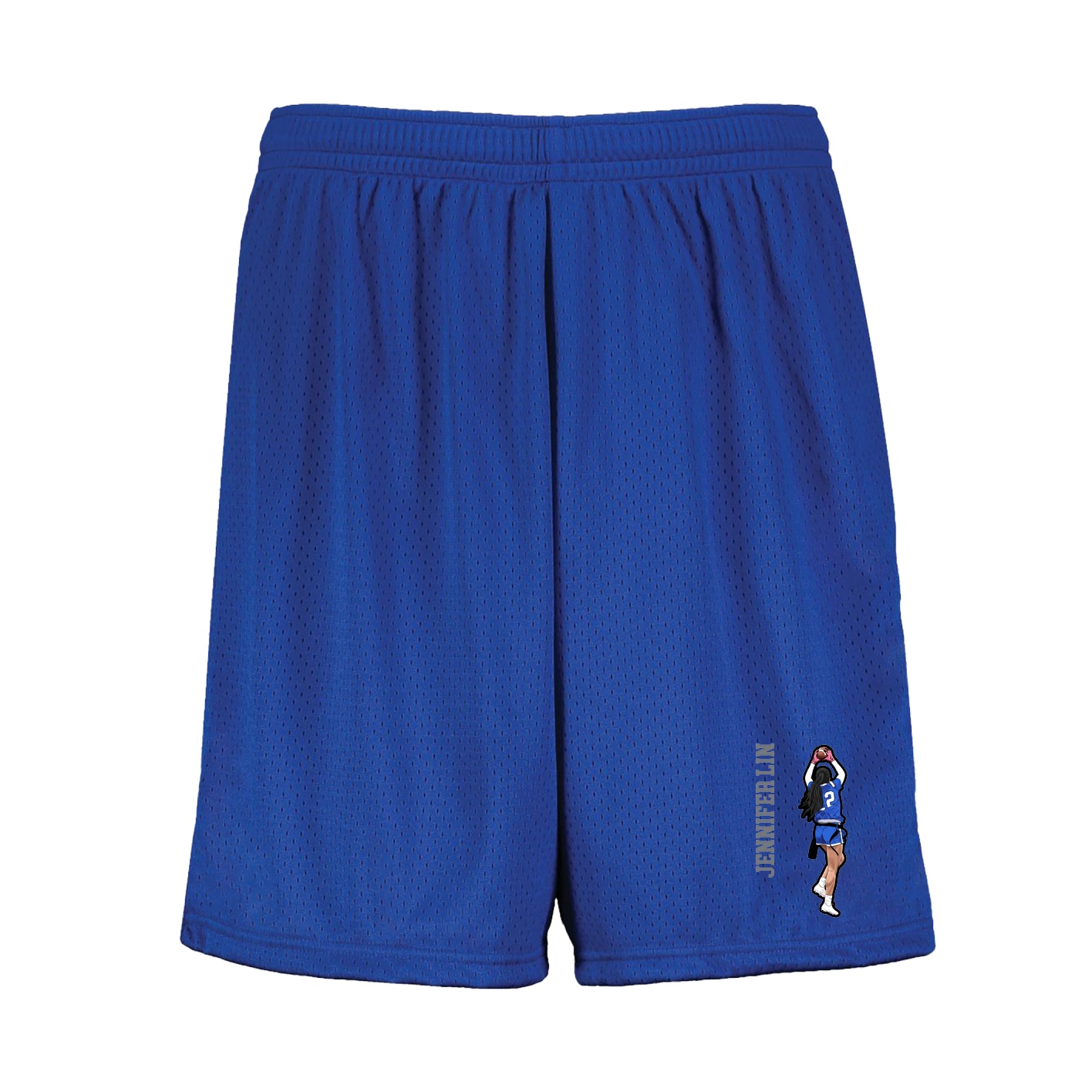 Shorts — Name Vertical in Royal