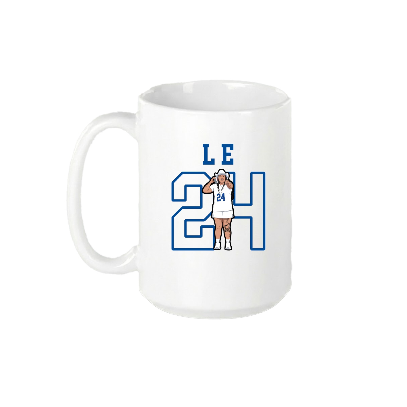 15oz Coffee Mug — Shirsey in White