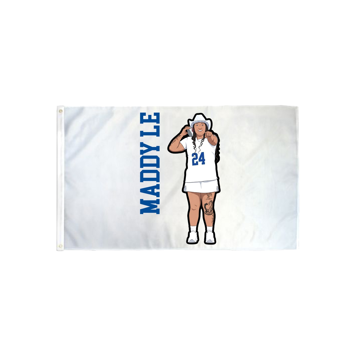 3x5 Flag — Name Vertical in Classic